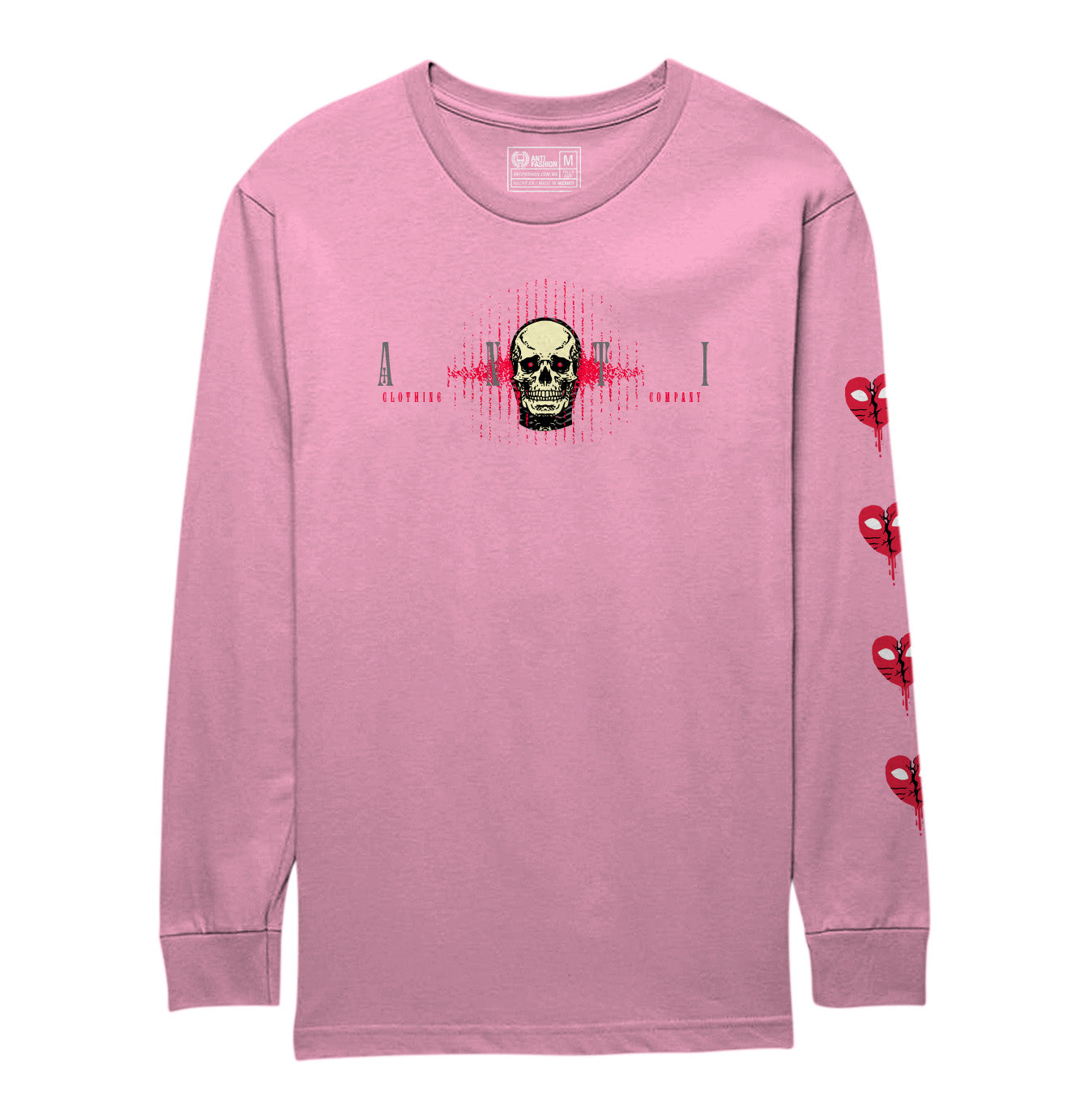 Playera Garcons Pink Manga Larga