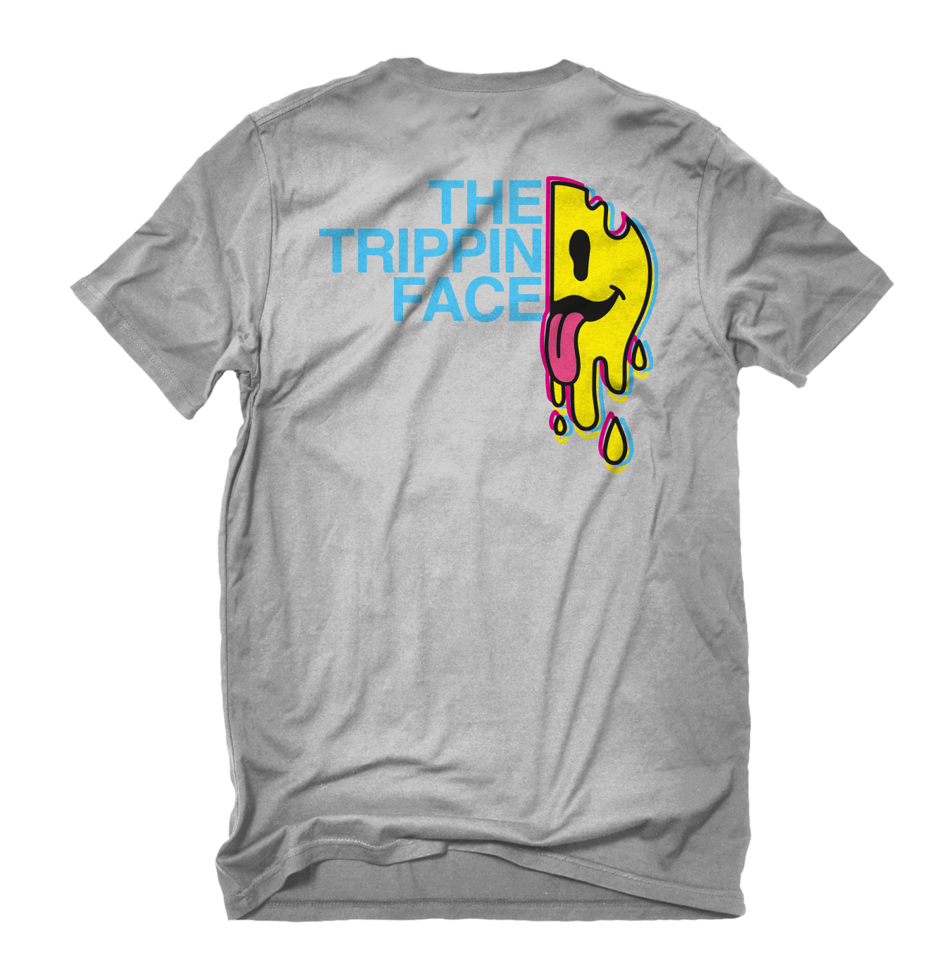 Playera THE TRIPPIN FACE Gris