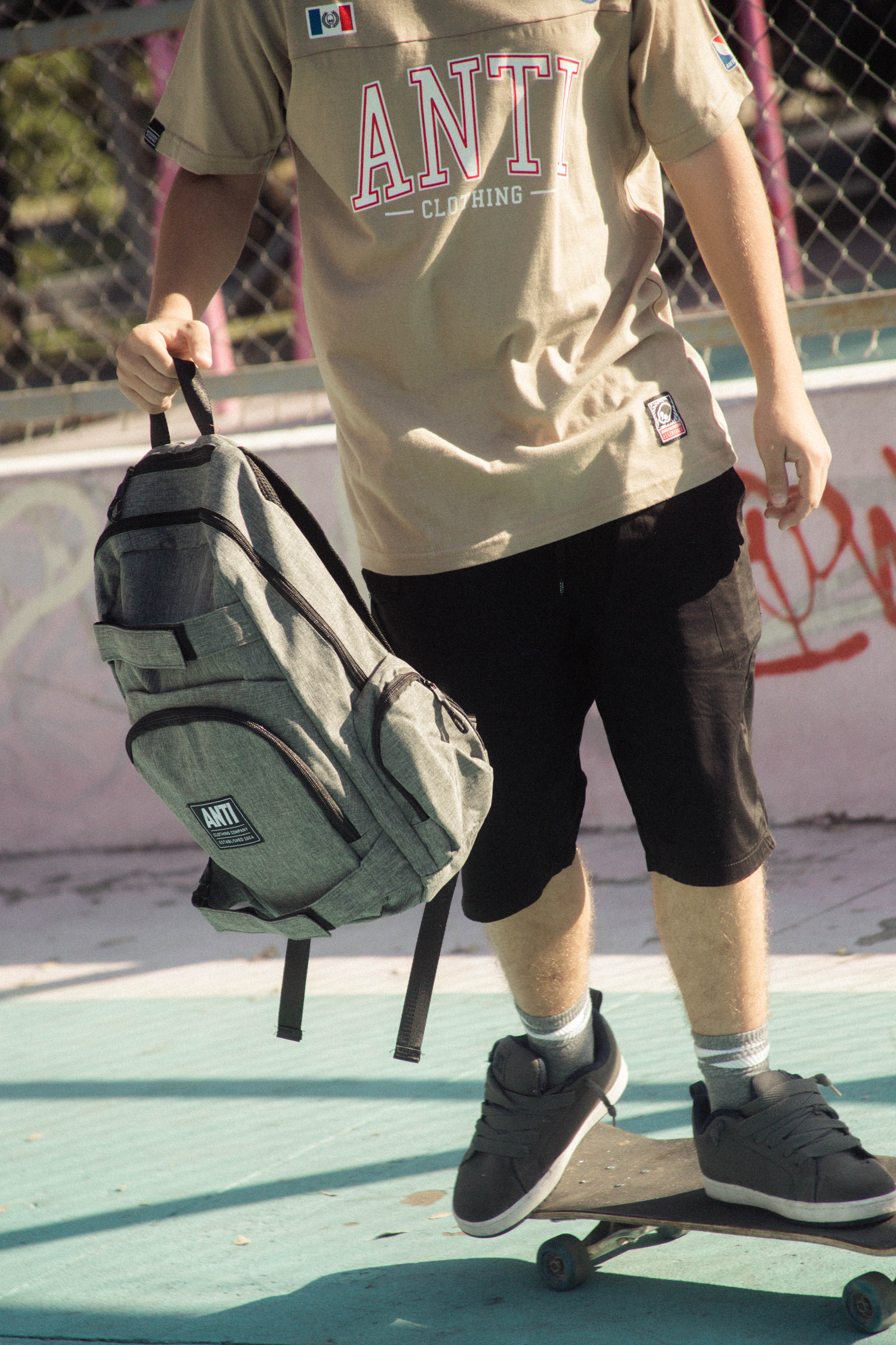 Mochila Essential Gris Jaspe