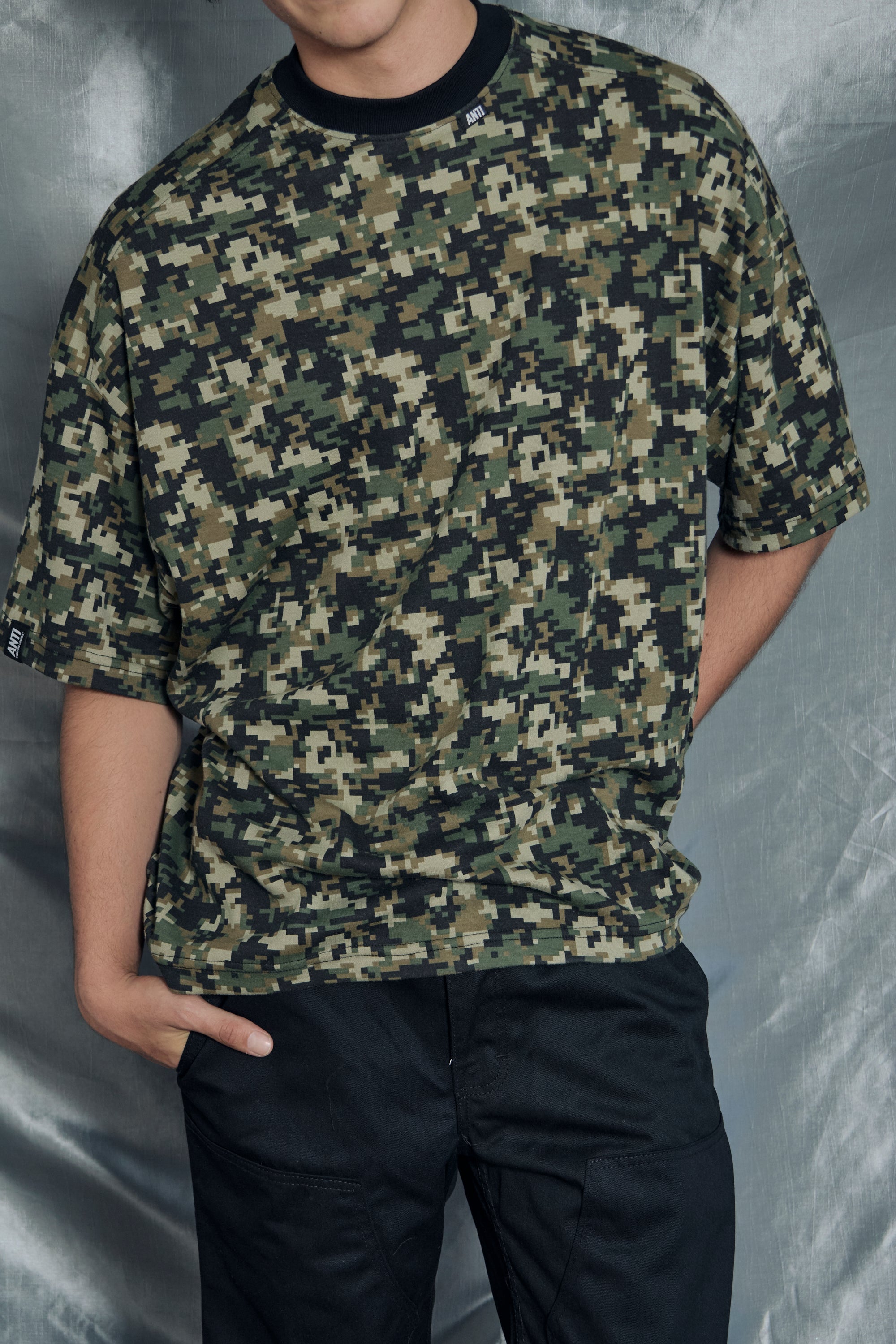 Playera Oversize Camo