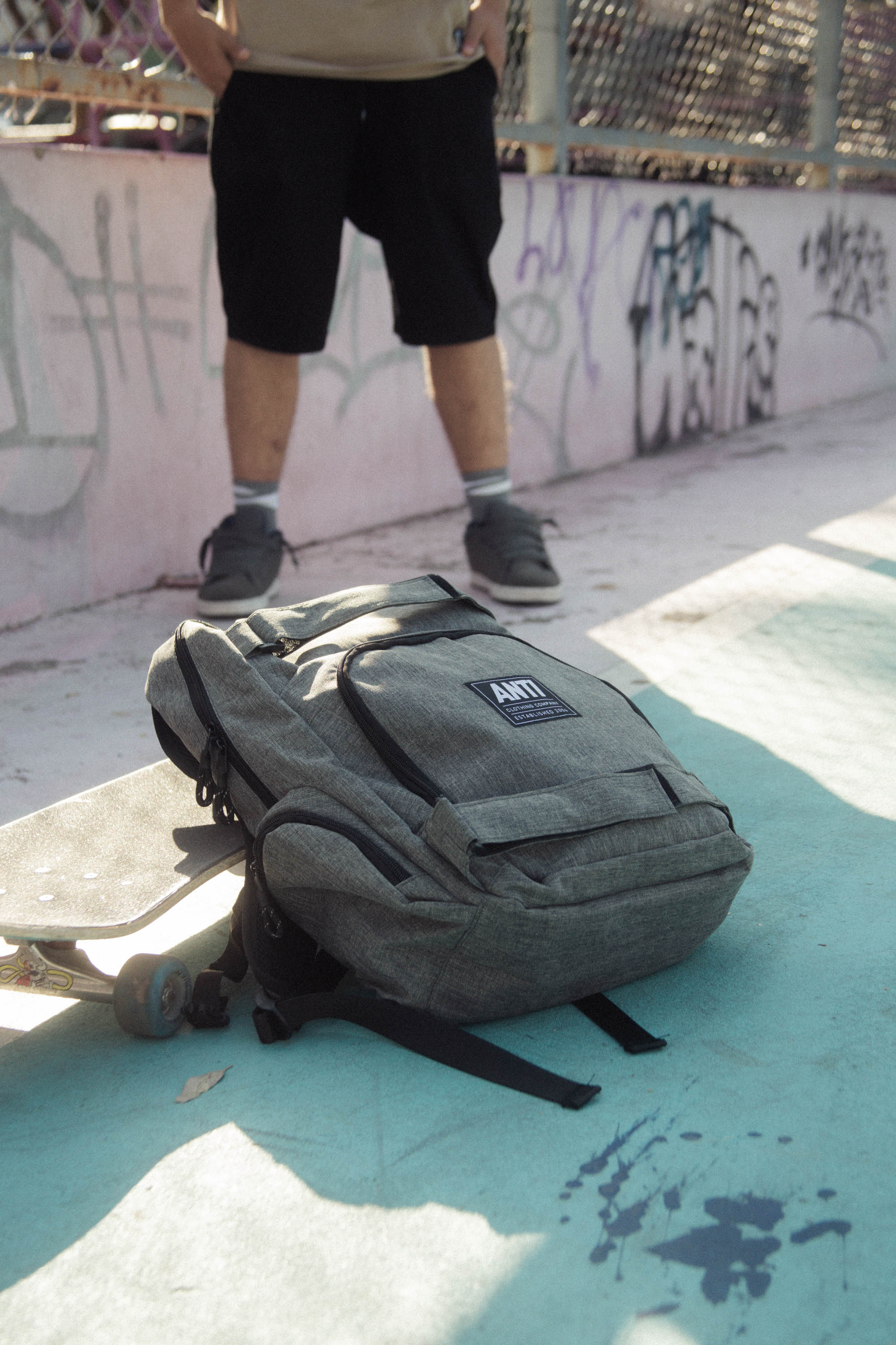 Mochila Essential Gris Jaspe