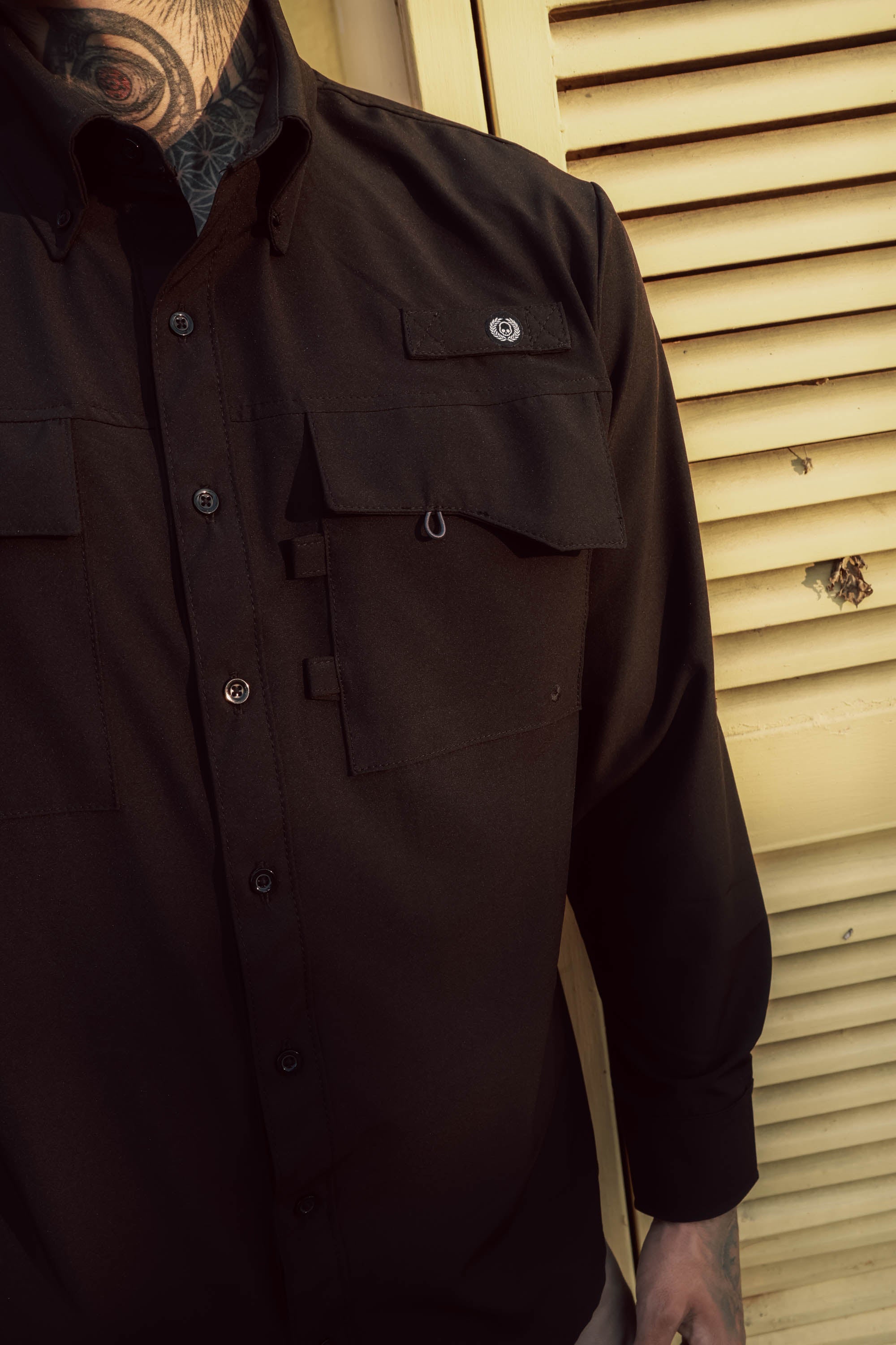 Camisa Pesquera Black