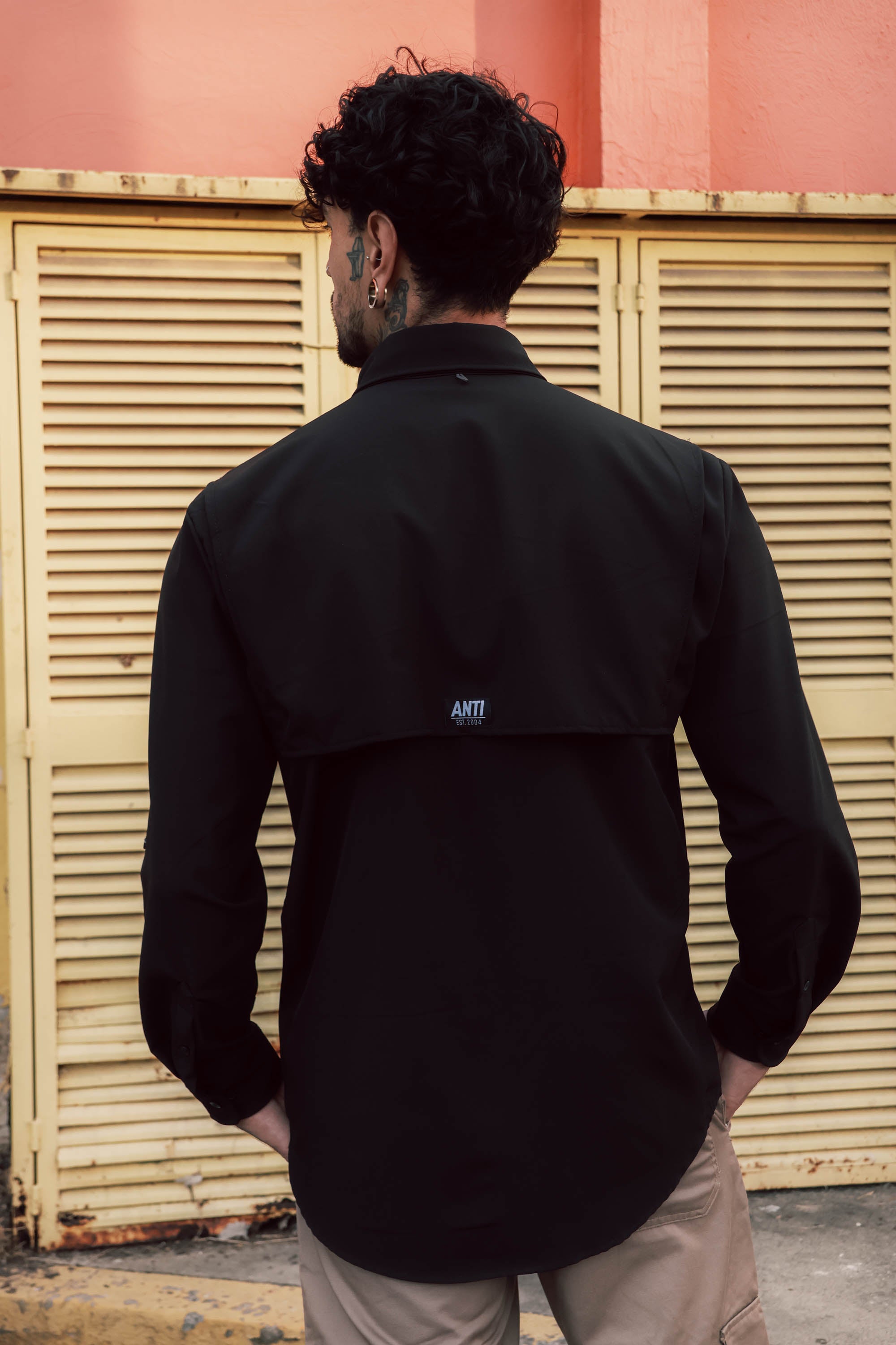 Camisa Pesquera Black