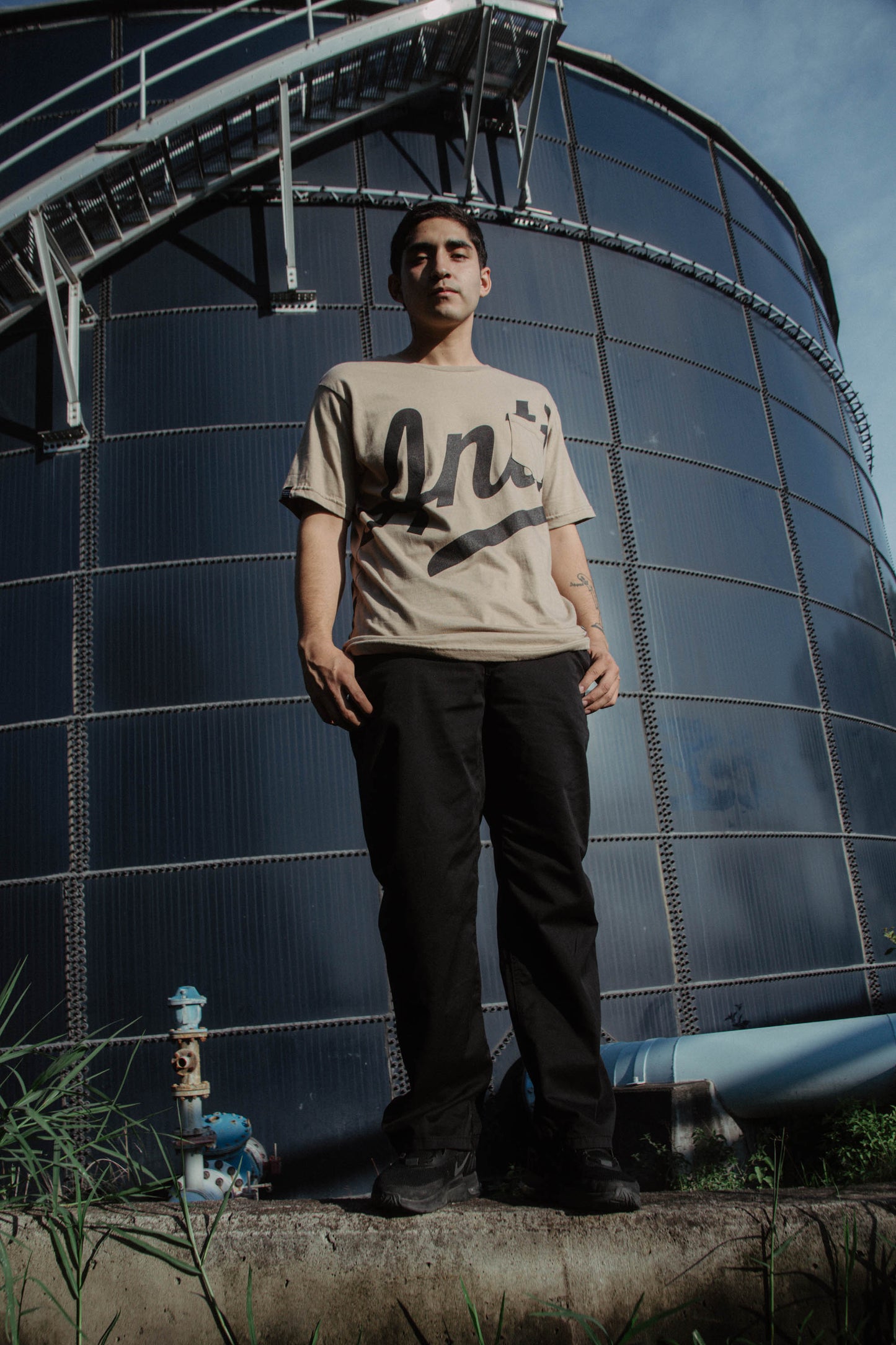 Pantalon Ancho Negro