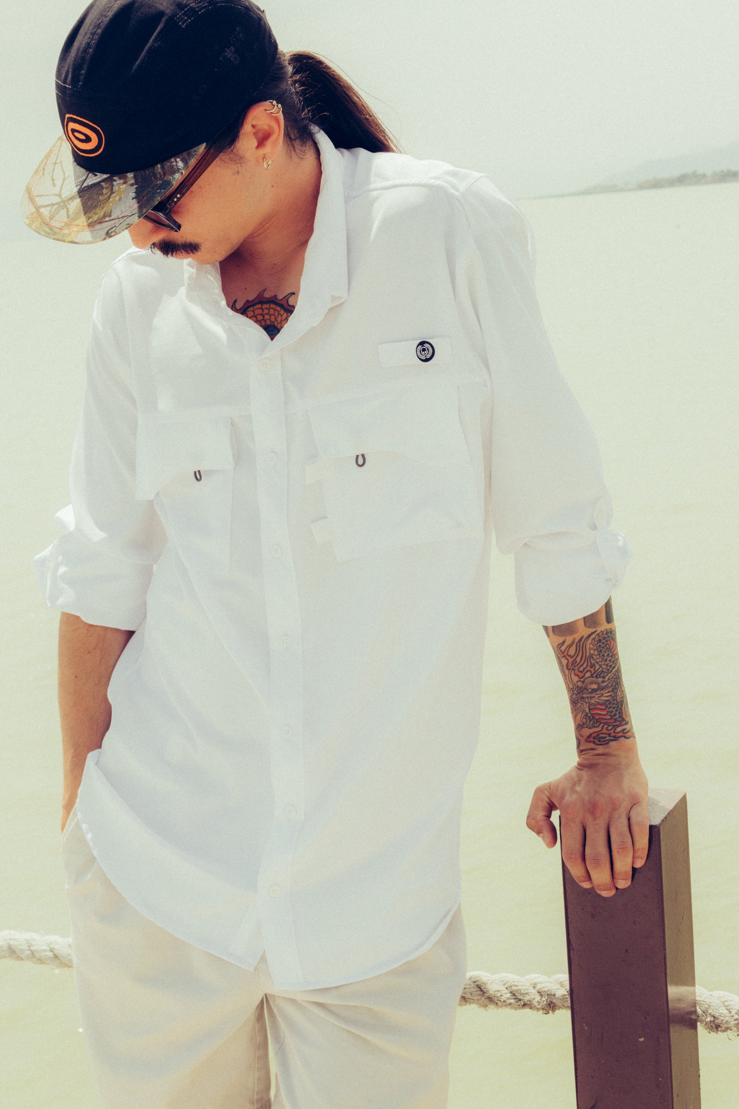 Camisa Pesquera White