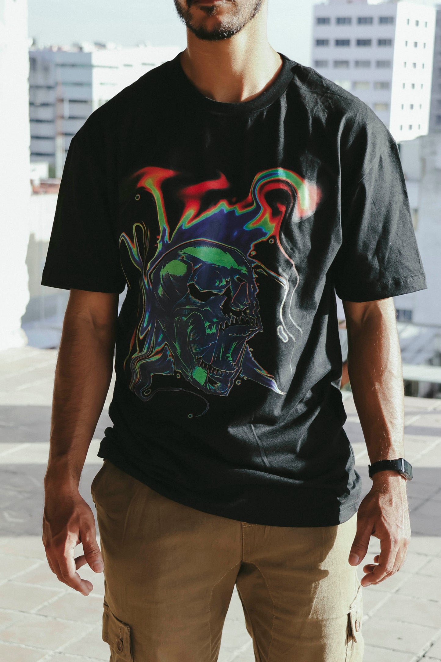Playera Acid Skull