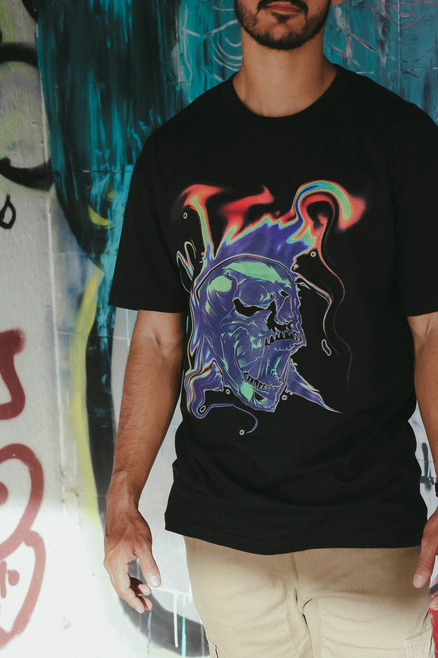 Playera Acid Skull
