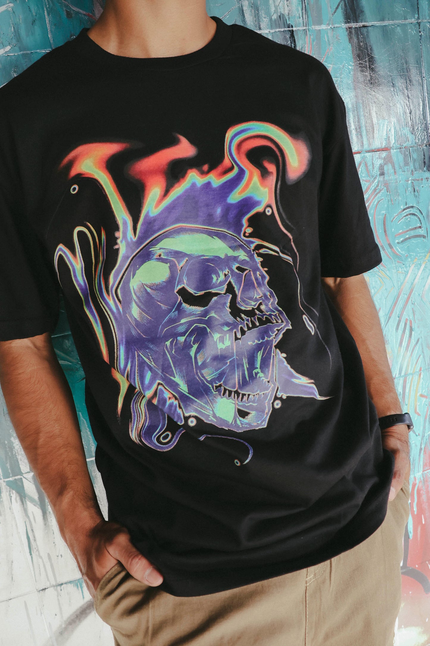 Playera Acid Skull