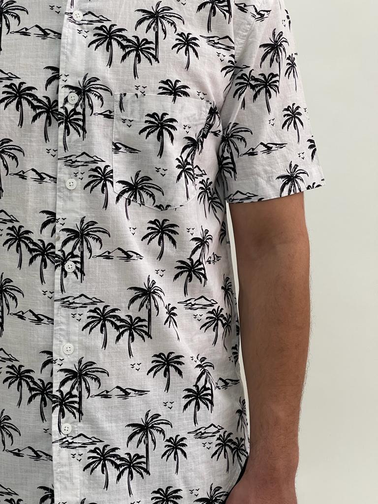 Camisa Palms White