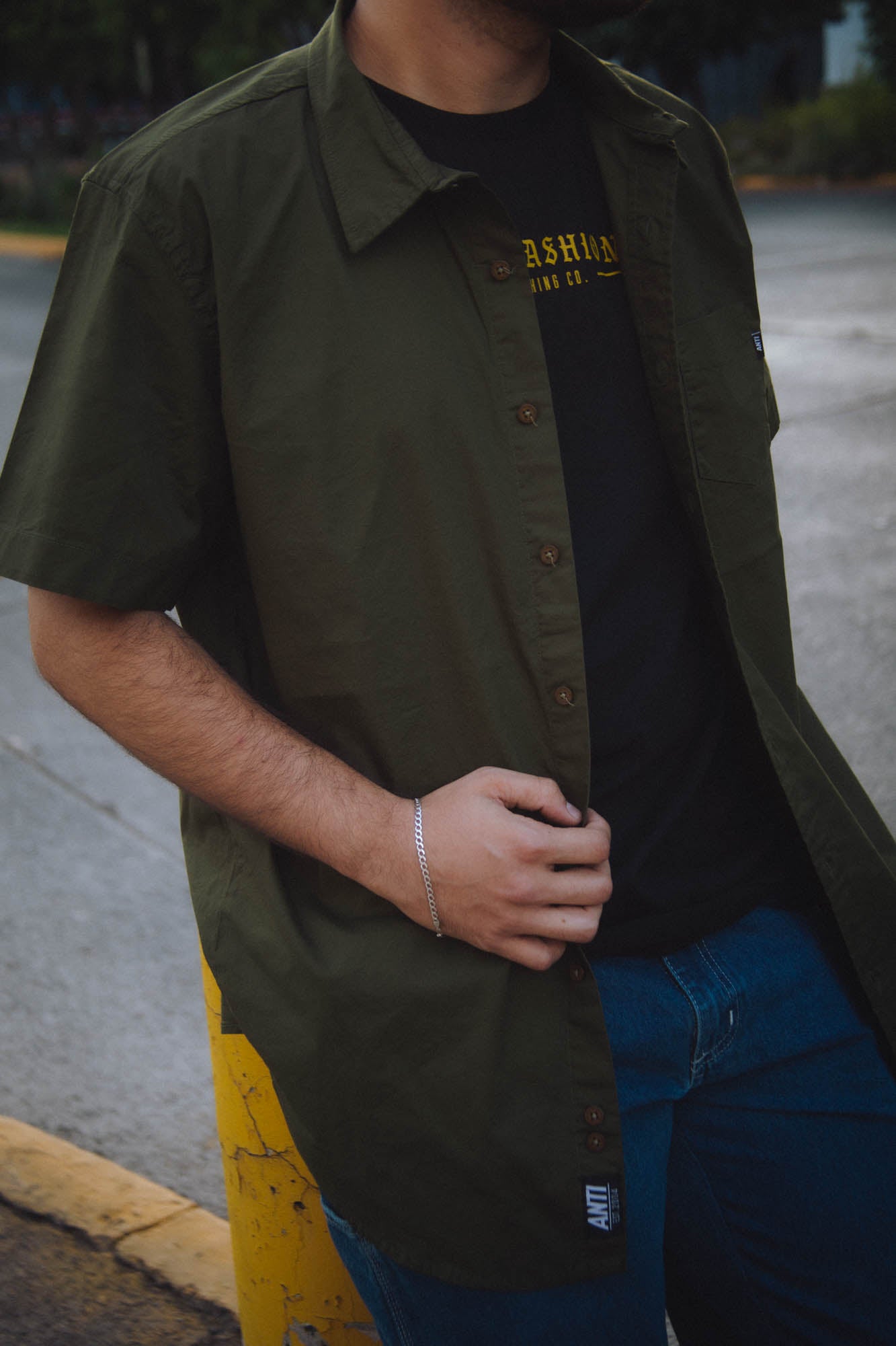 Camisa Verde Olivo