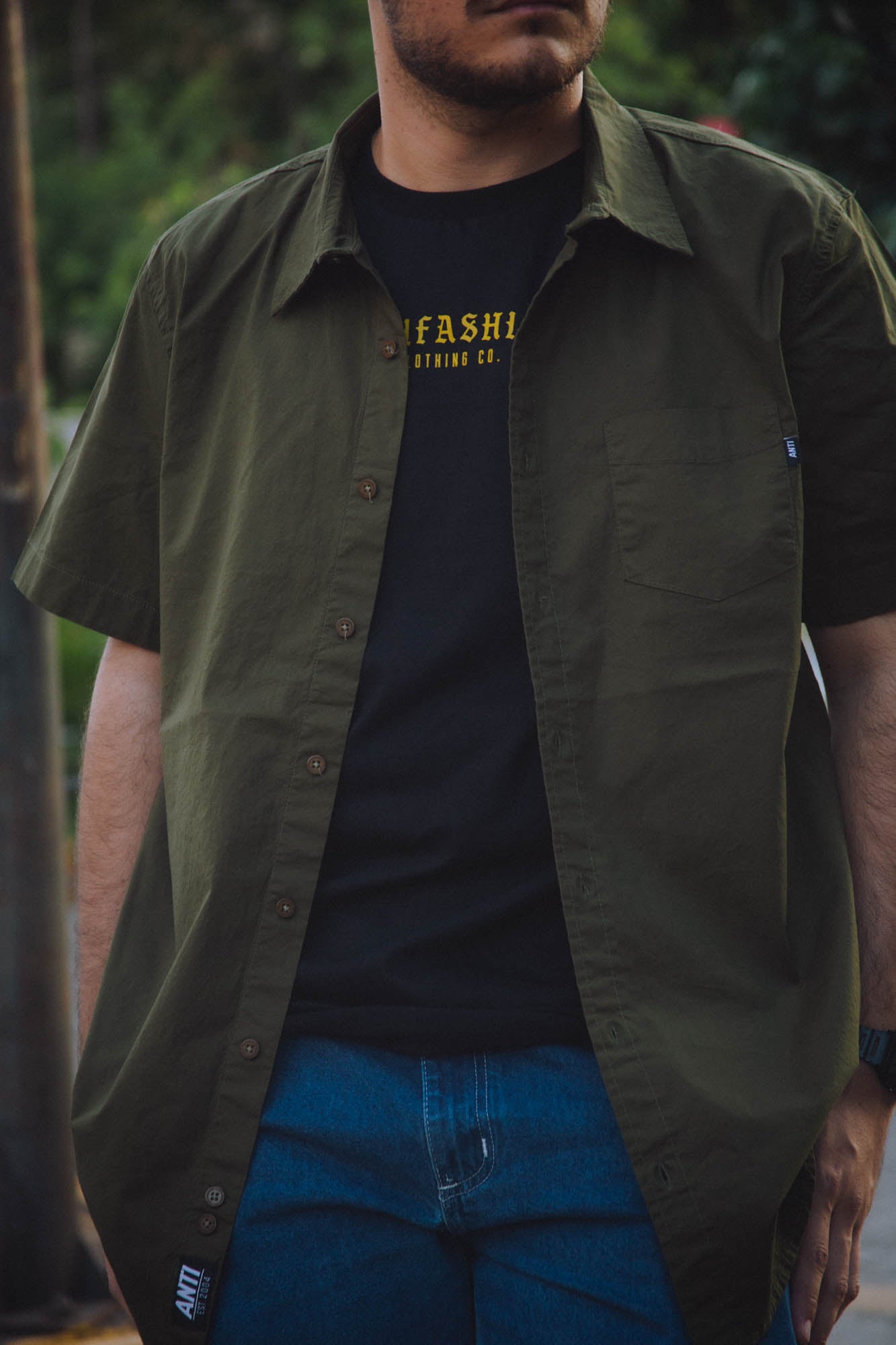 Camisa Verde Olivo