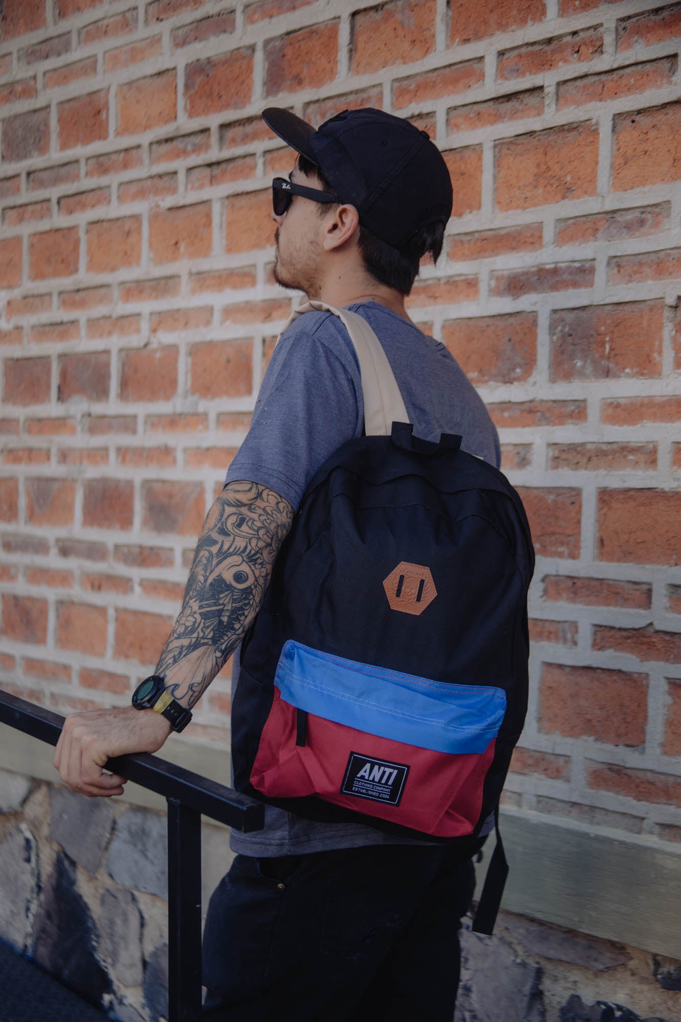 Mochila Blue Red