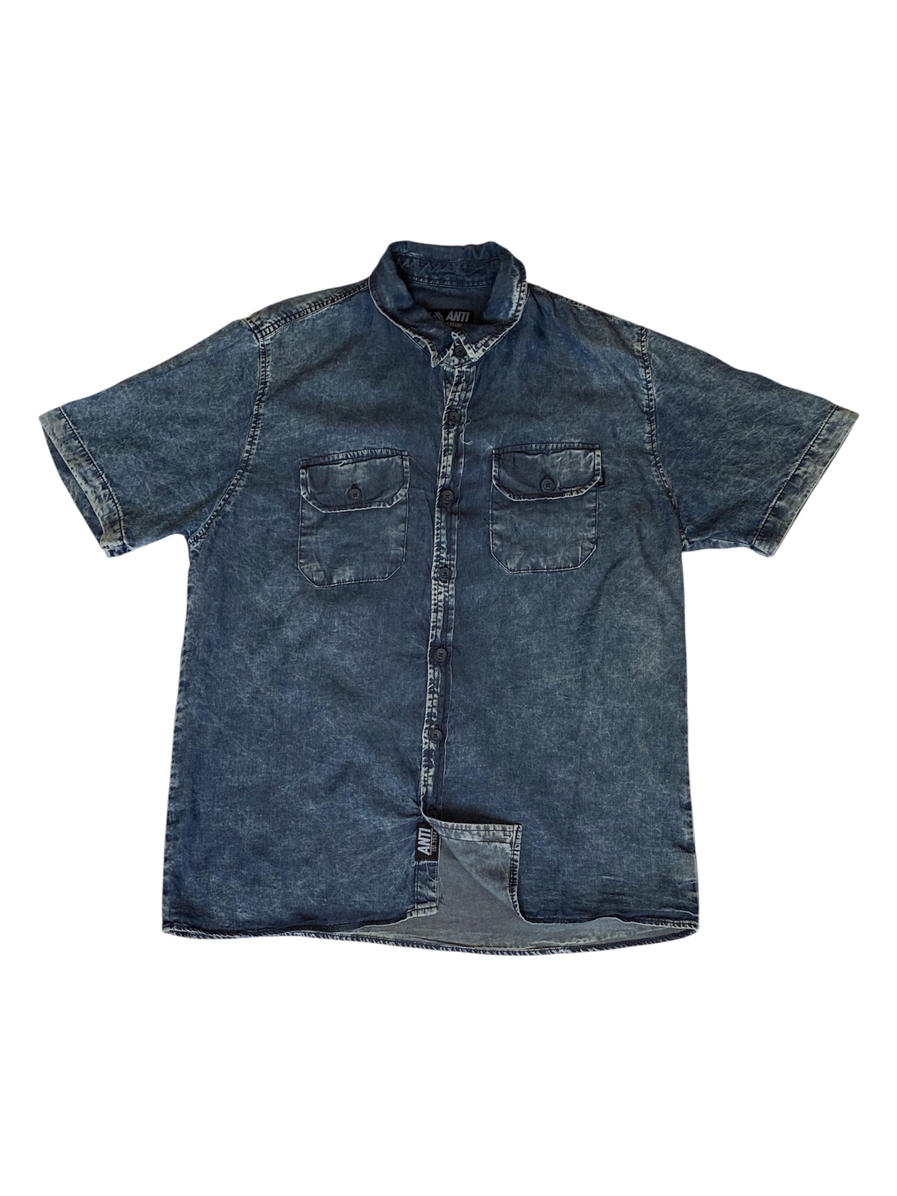 Camisa Mecanico Mezclilla Marino