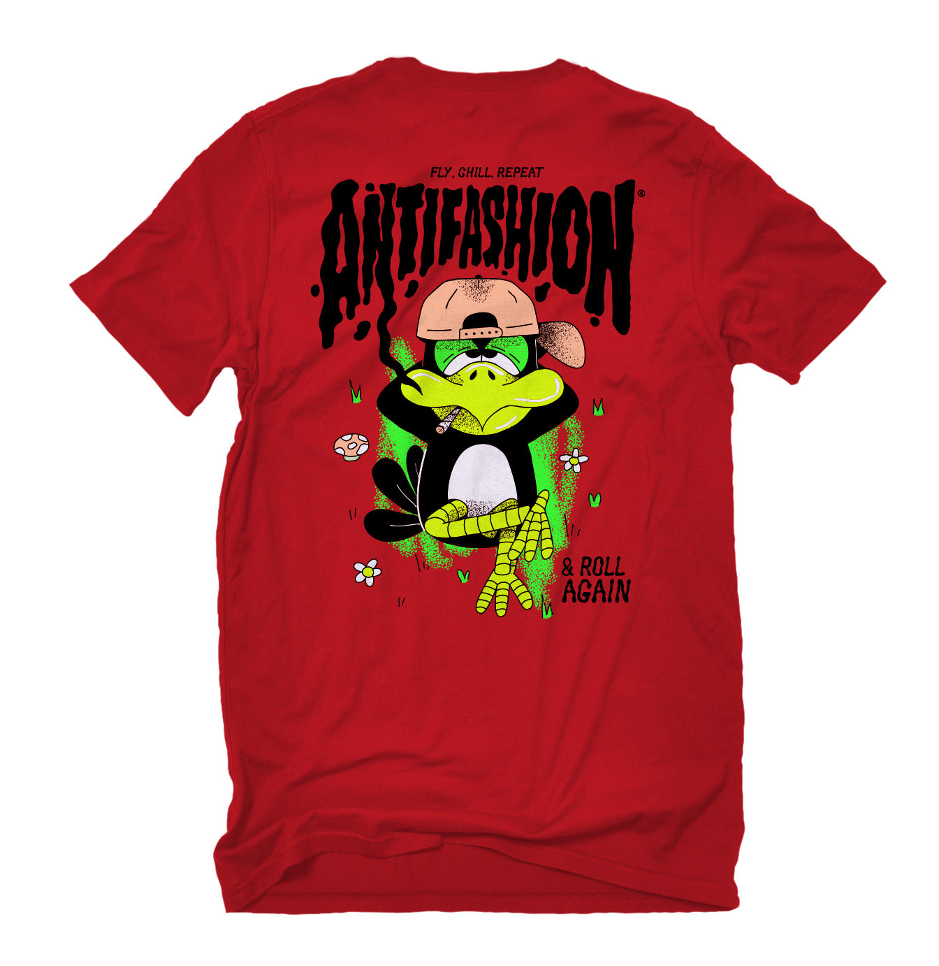 Playera Roll Again Red