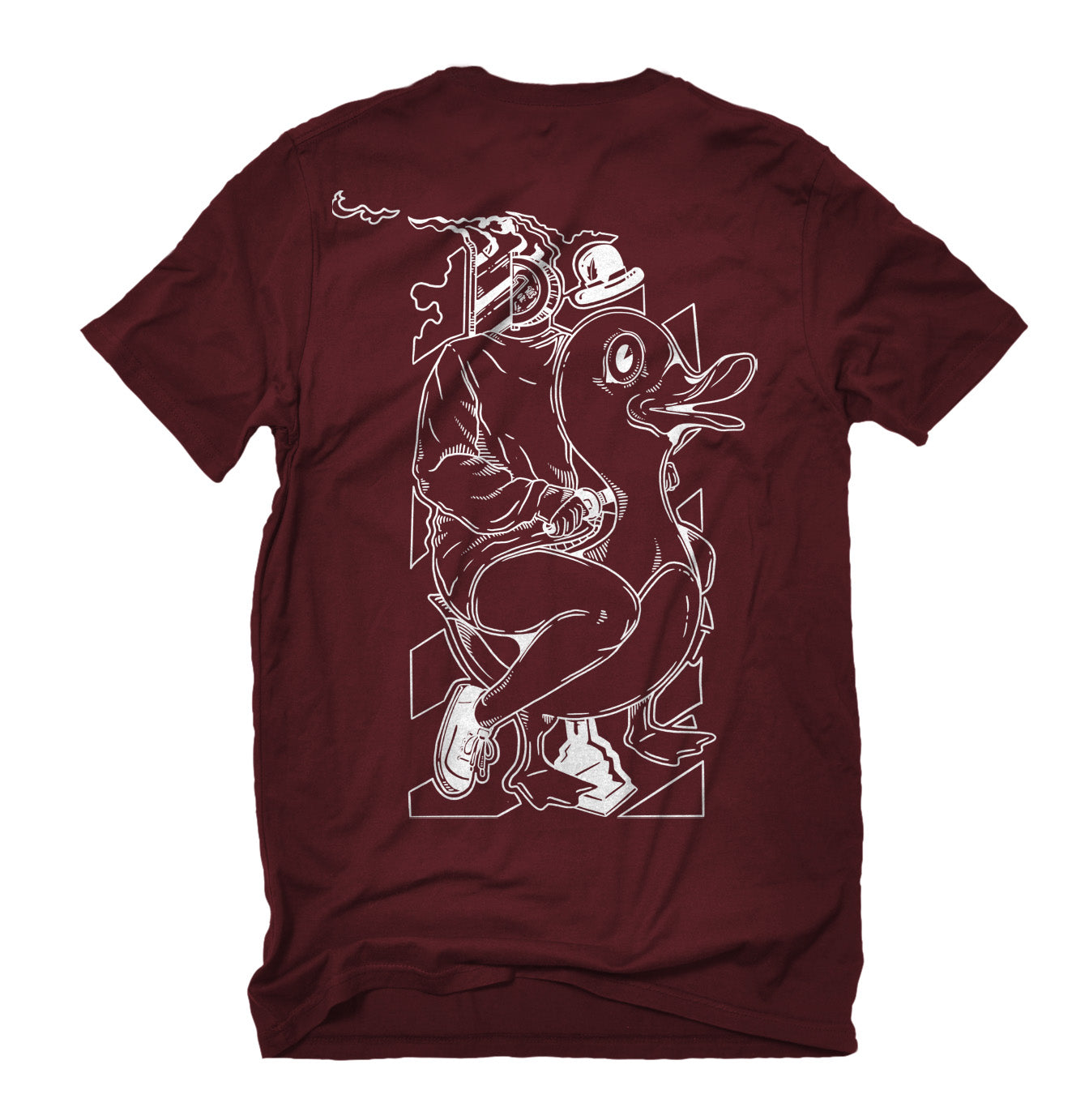 Playera Duck Vino