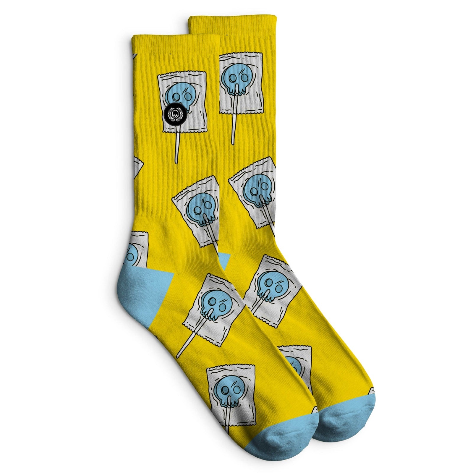 Calcetas Skull Candy Yellow