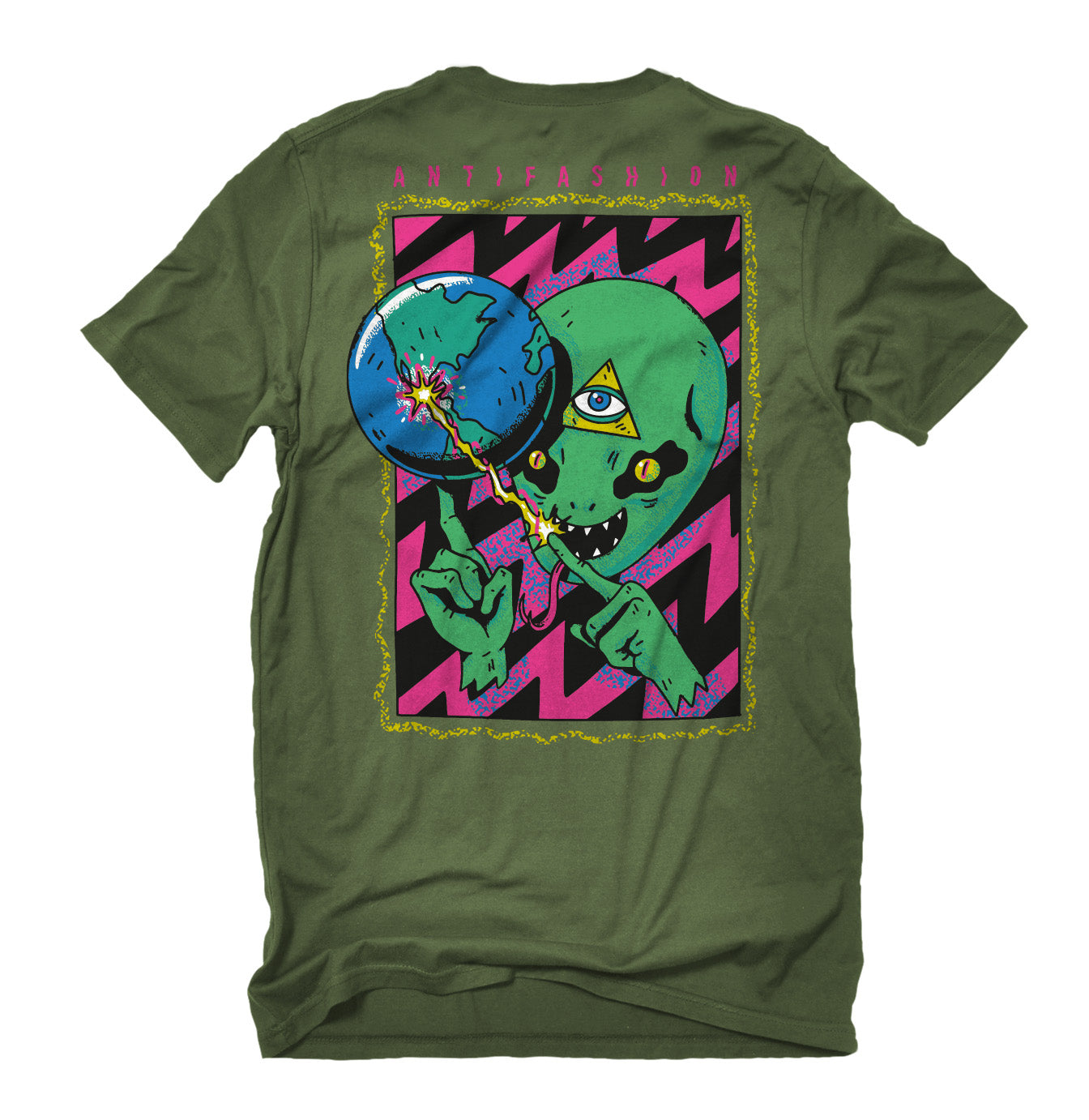Playera Hidden Power Olivo