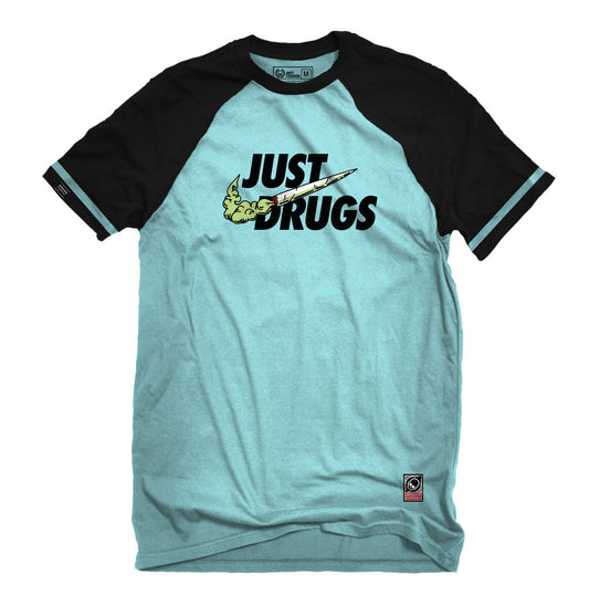 Playera Just Drugs Azul Essential