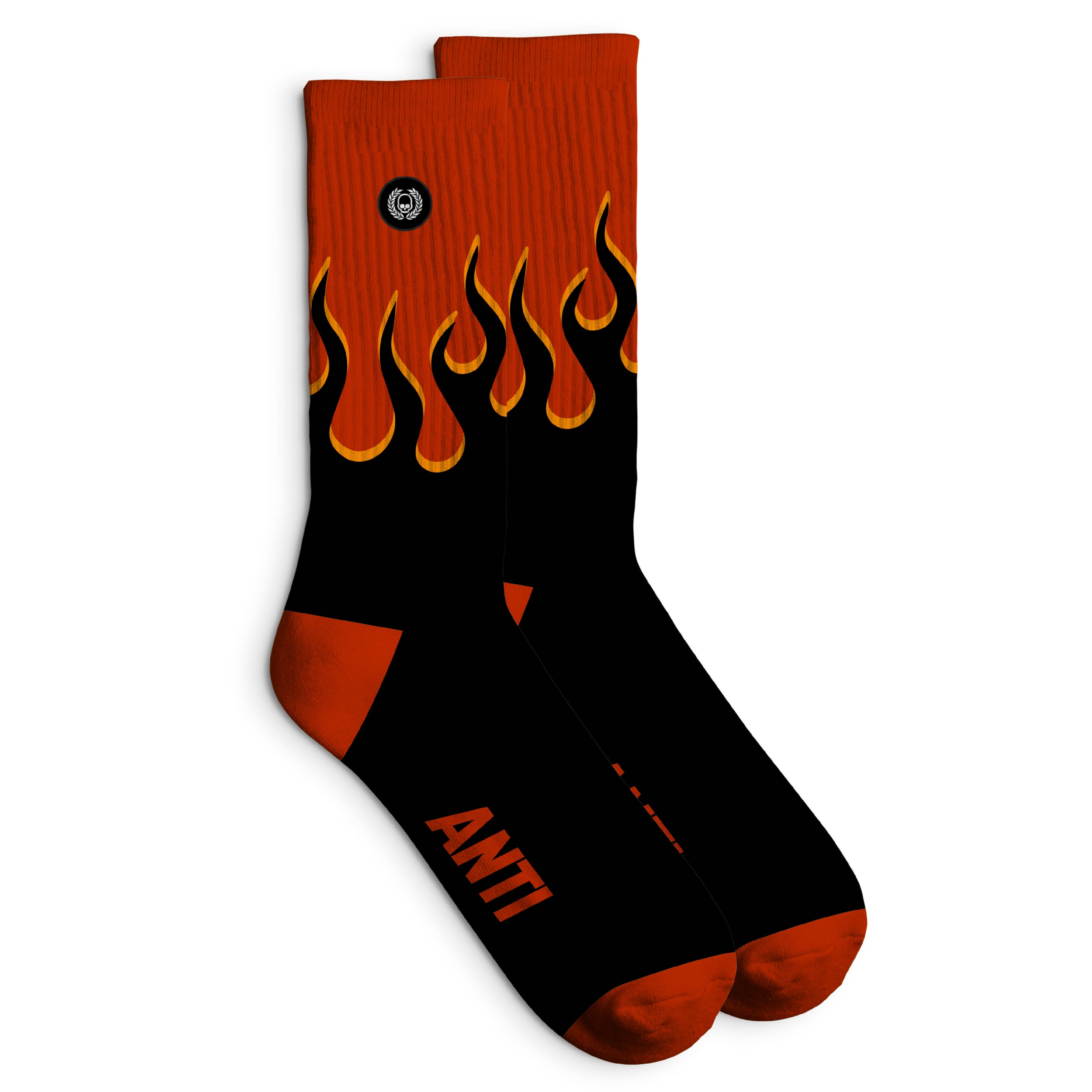 Calcetas Flames Naranja