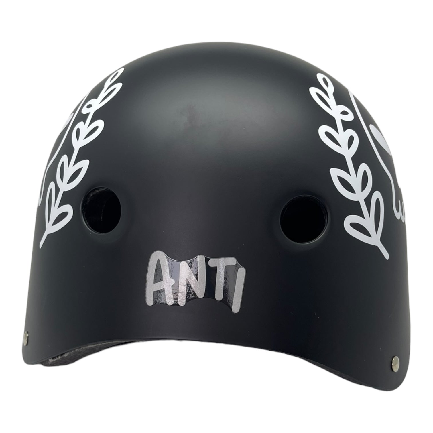 Casco Anti Logo Black