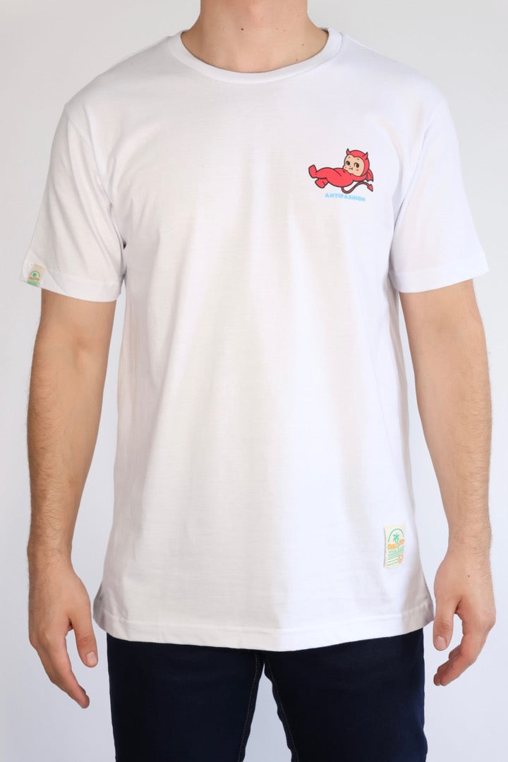 Playera Dont Overthink White