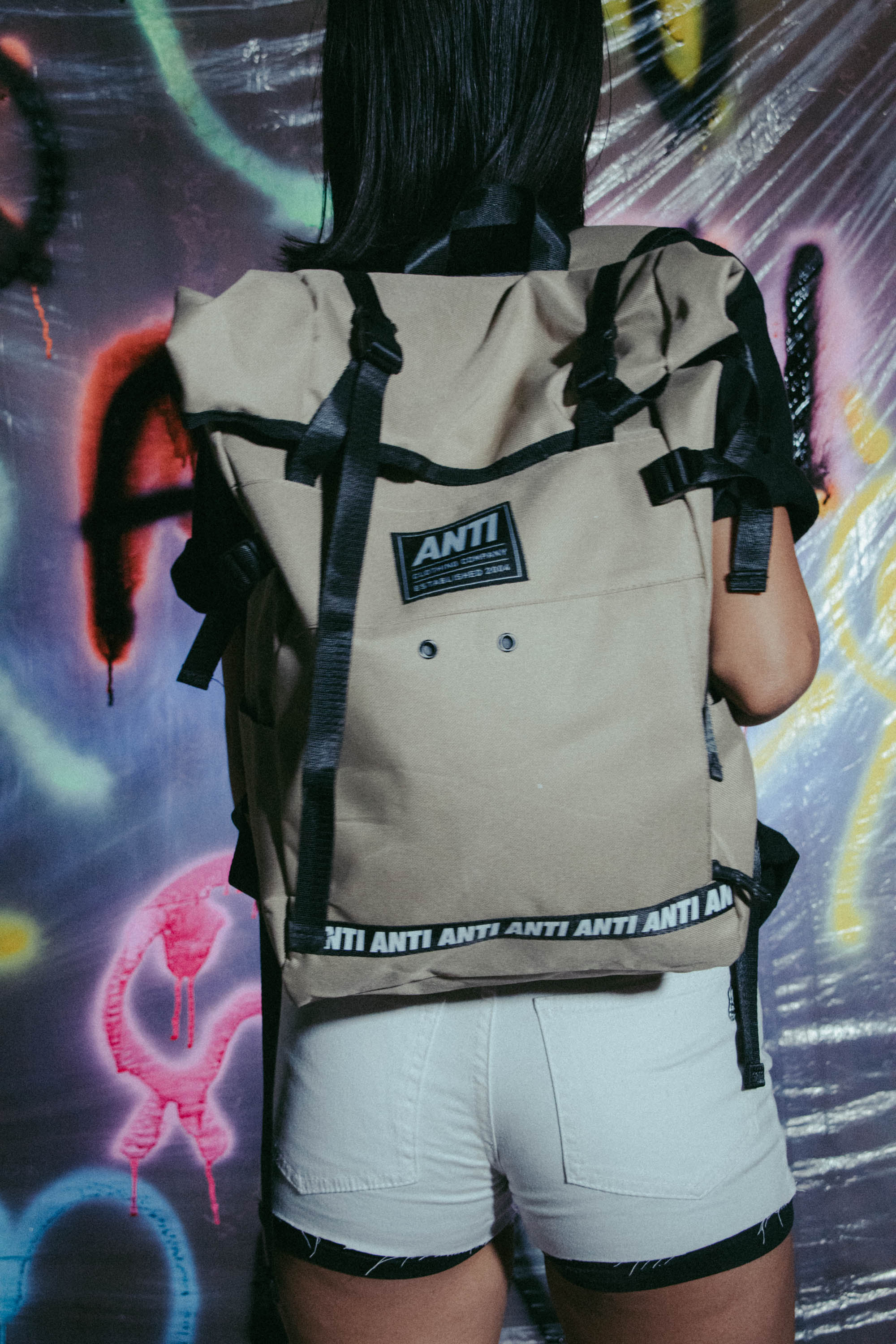 Mochila Camping Beige