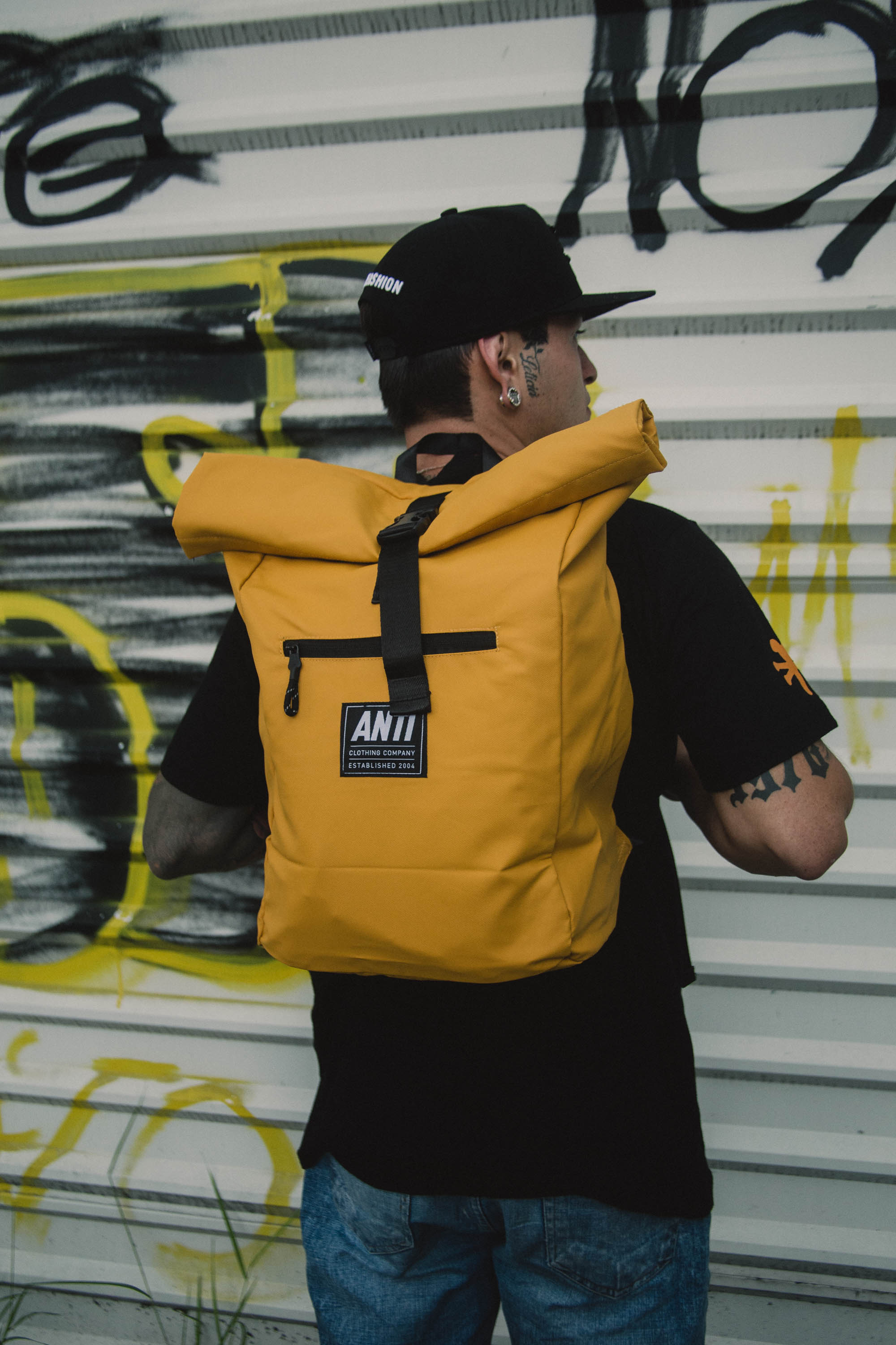 Mochila Camping Impermeable Yellow