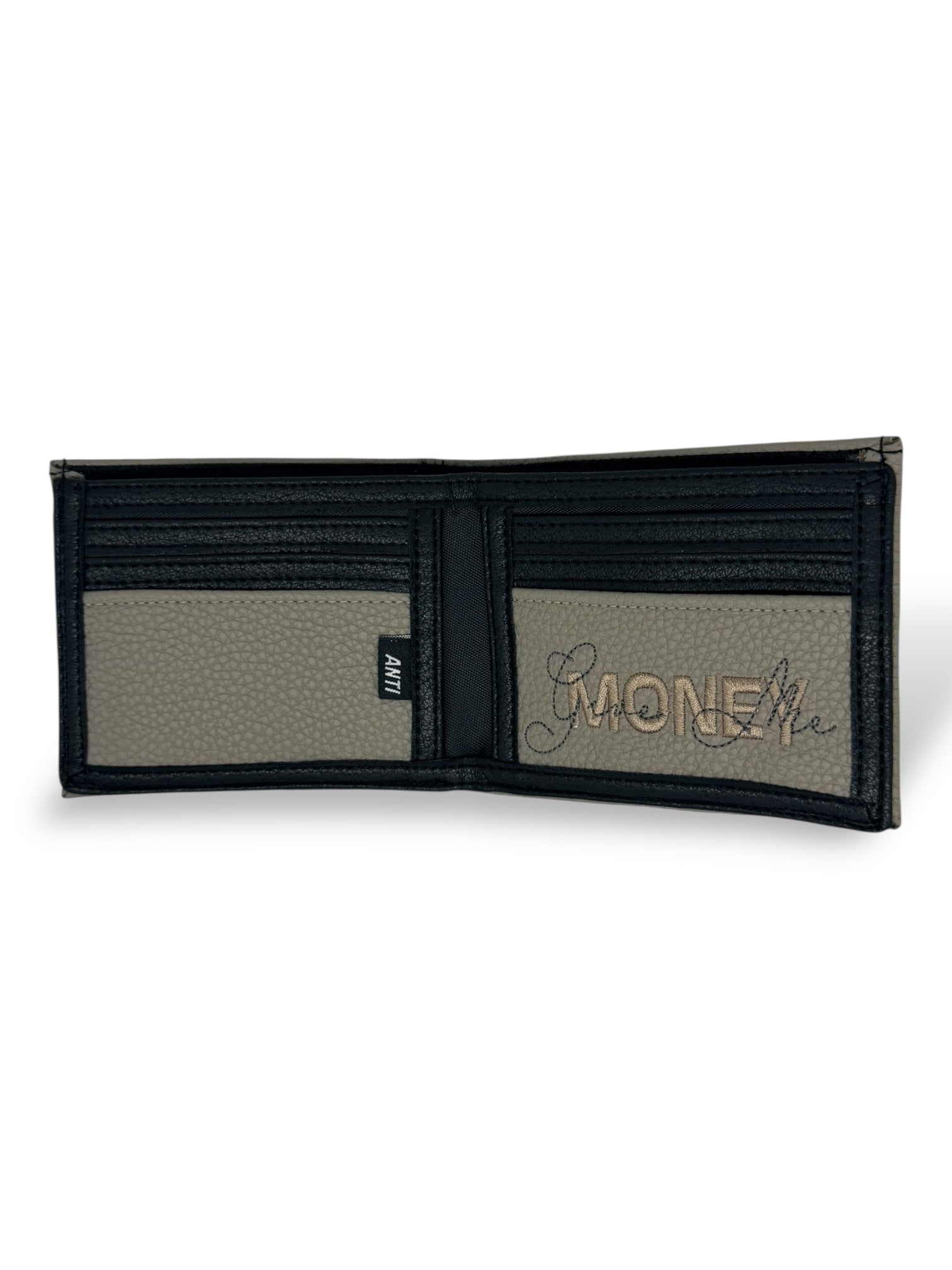Cartera Money Gris