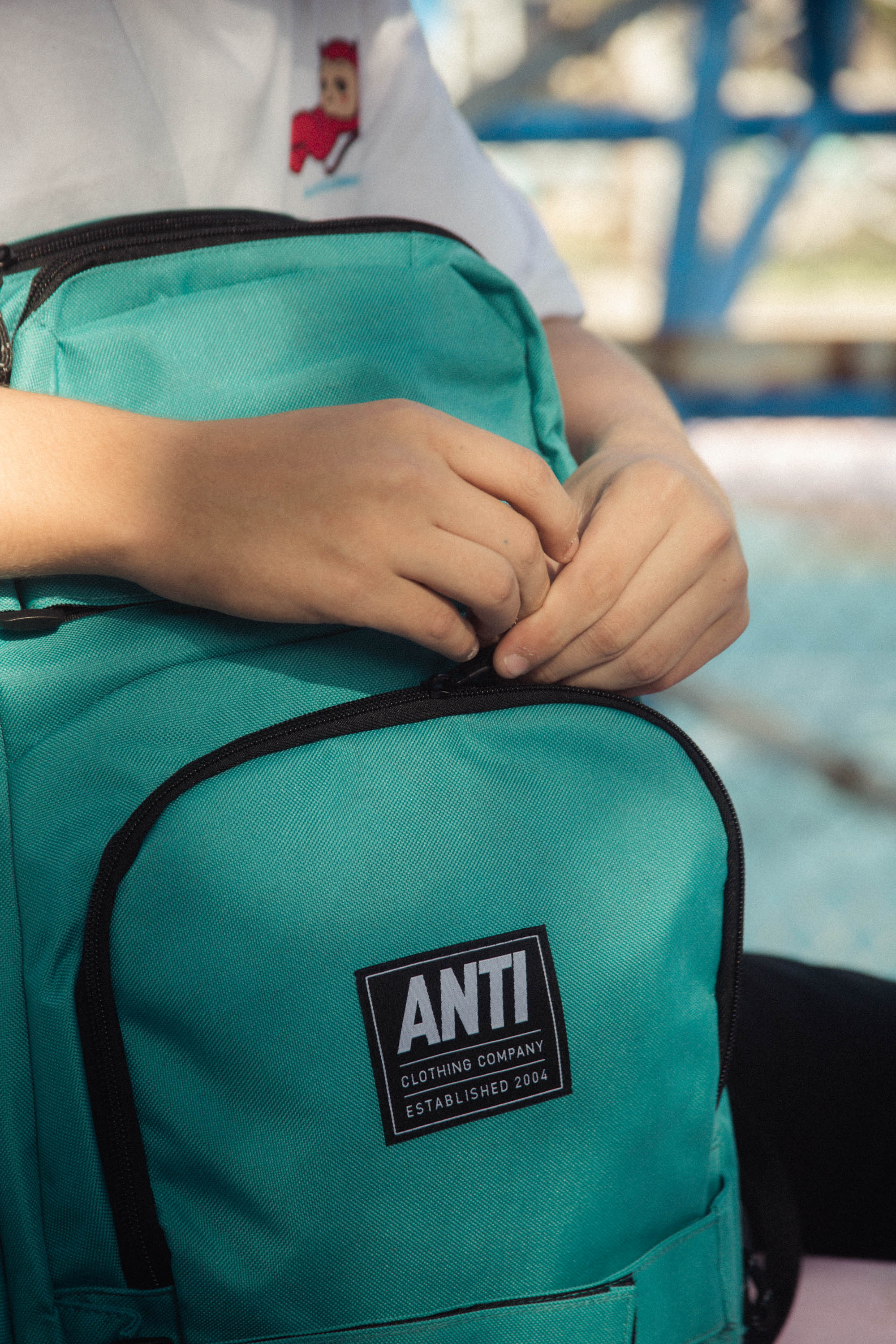 Mochila Essential Azul Jaspe