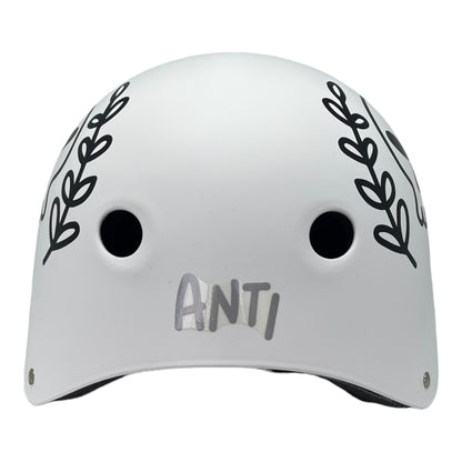 Casco Anti Baby Logo White