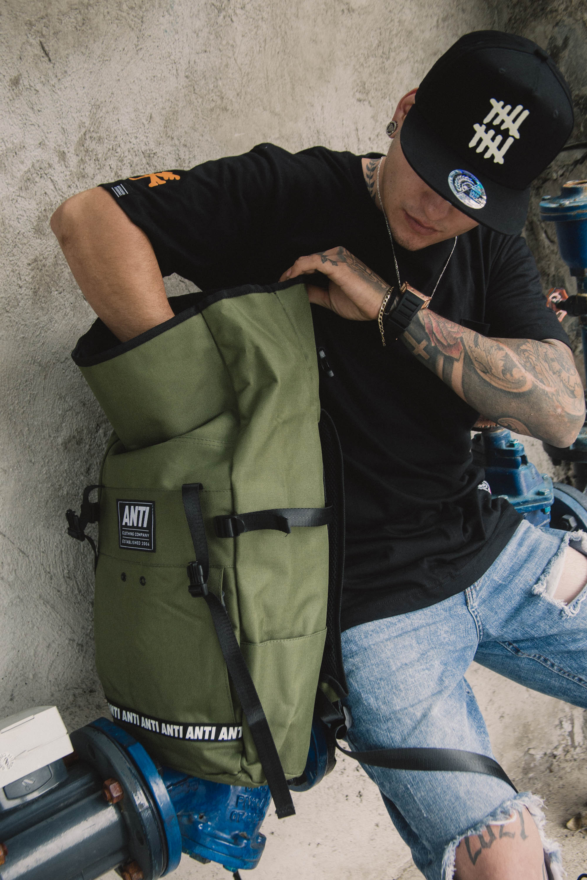 Mochila Camping Green