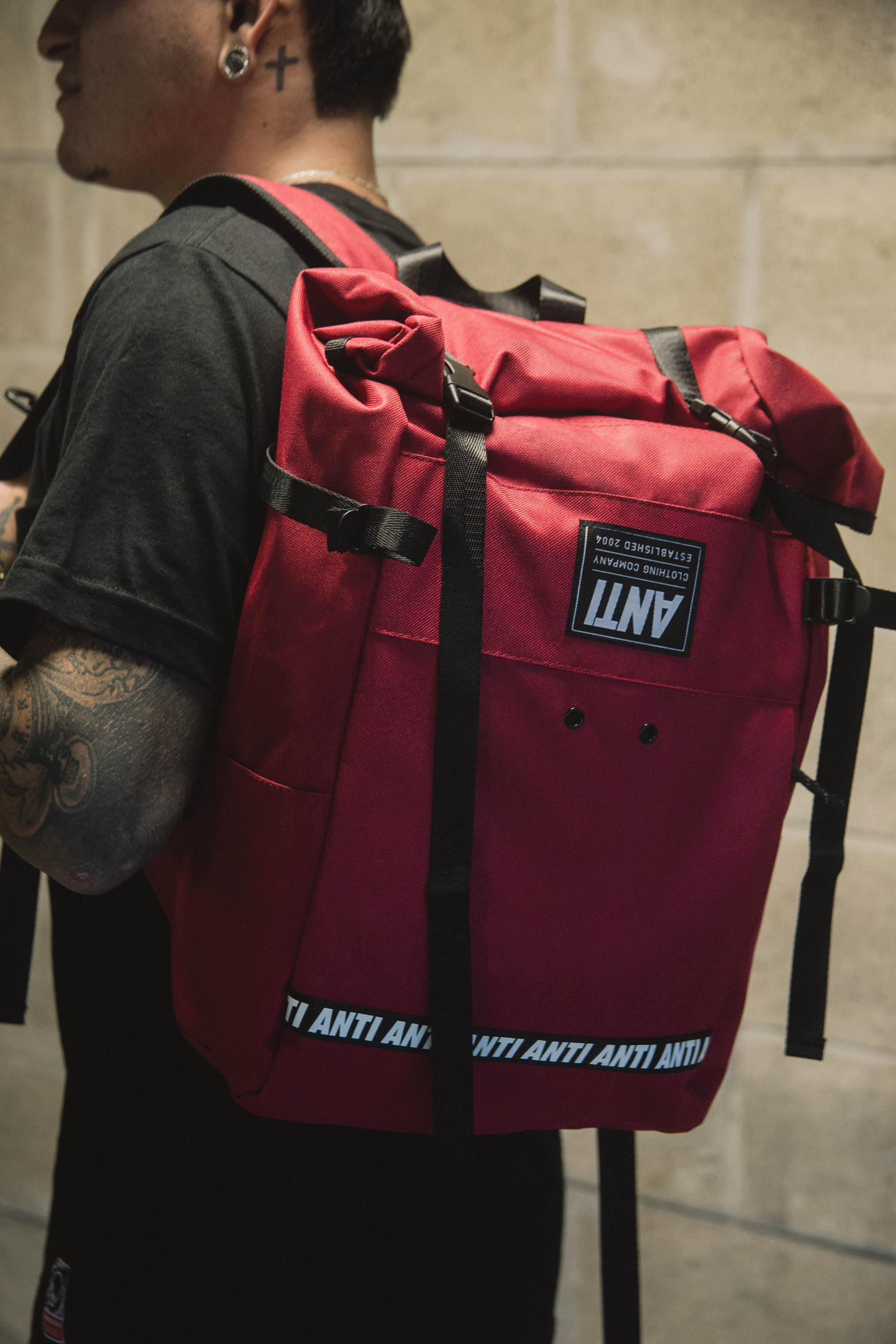 Mochila Camping Red