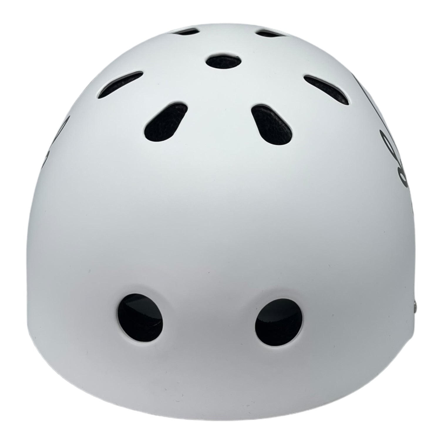 Casco Anti Logo White