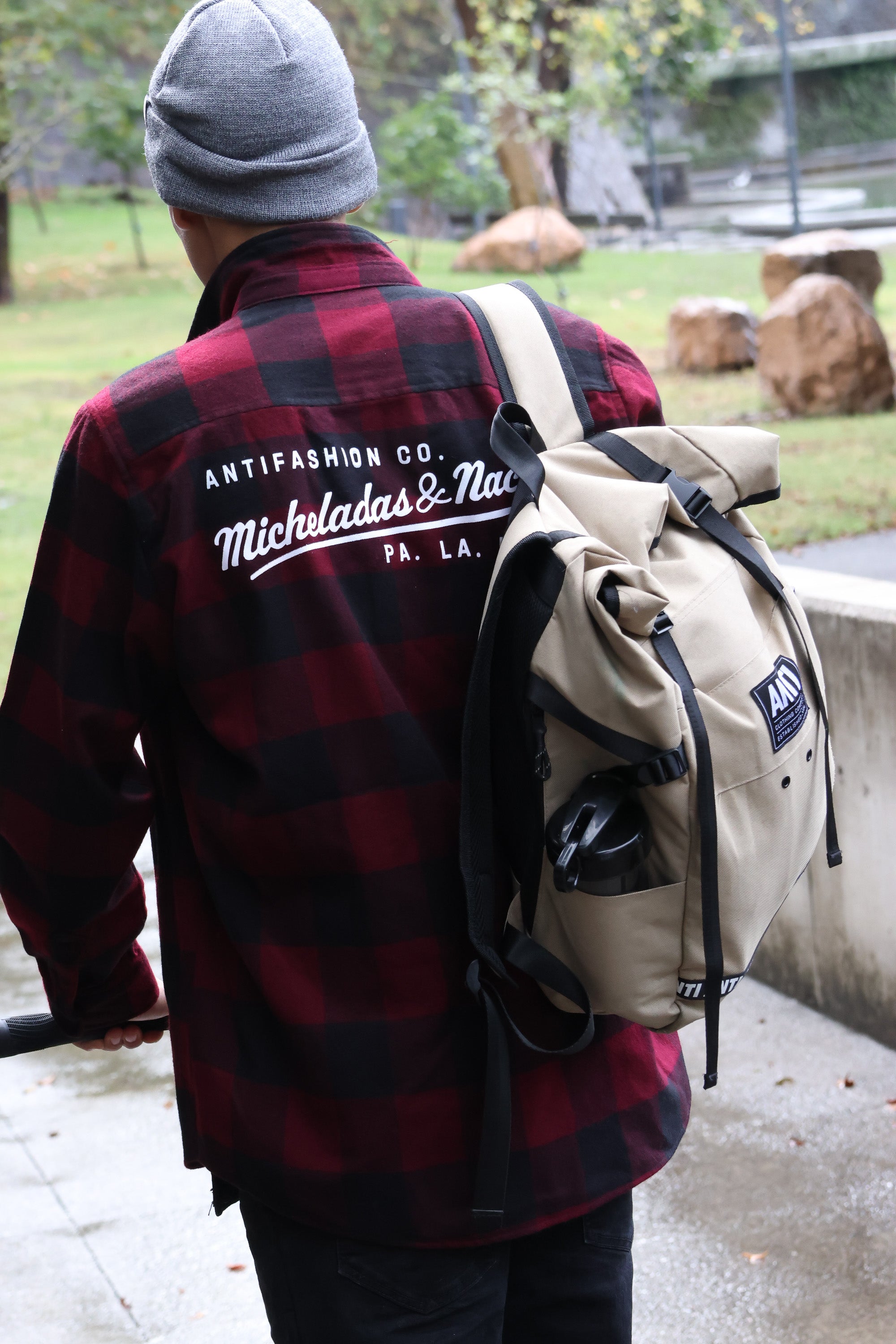 Mochila Camping Beige