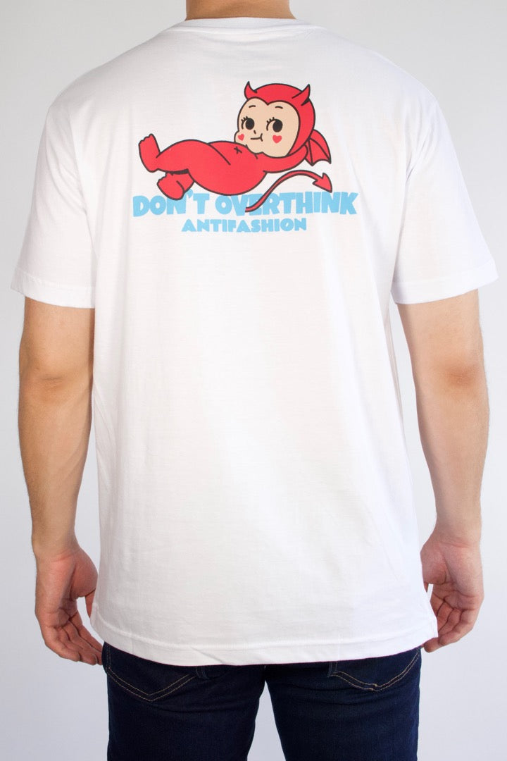 Playera Dont Overthink White