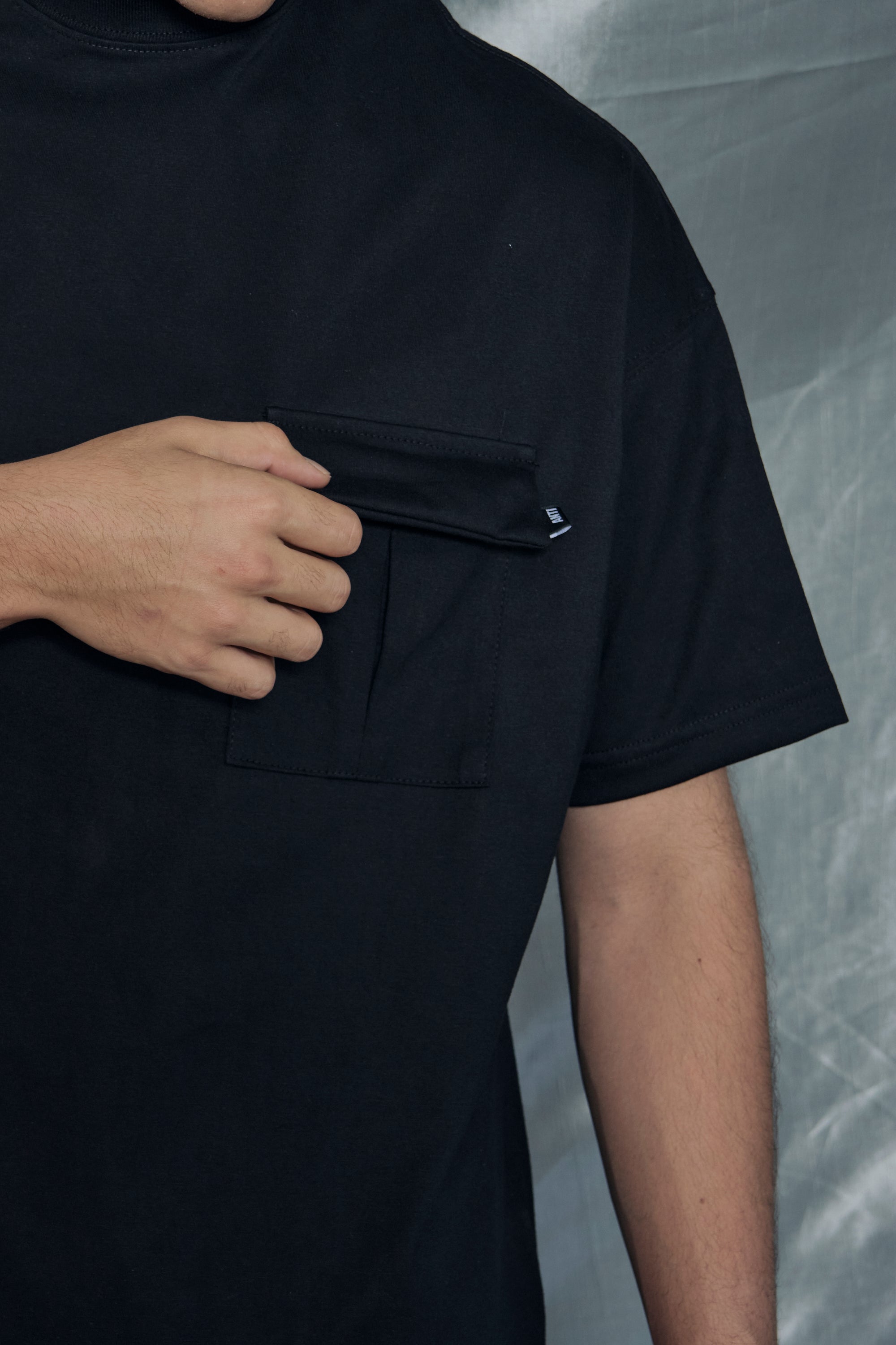 Playera Oversize Hard Black