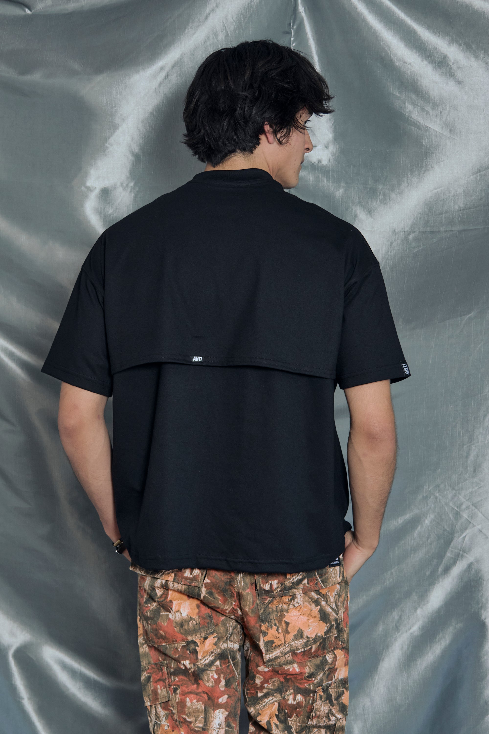 Playera Oversize Hard Black