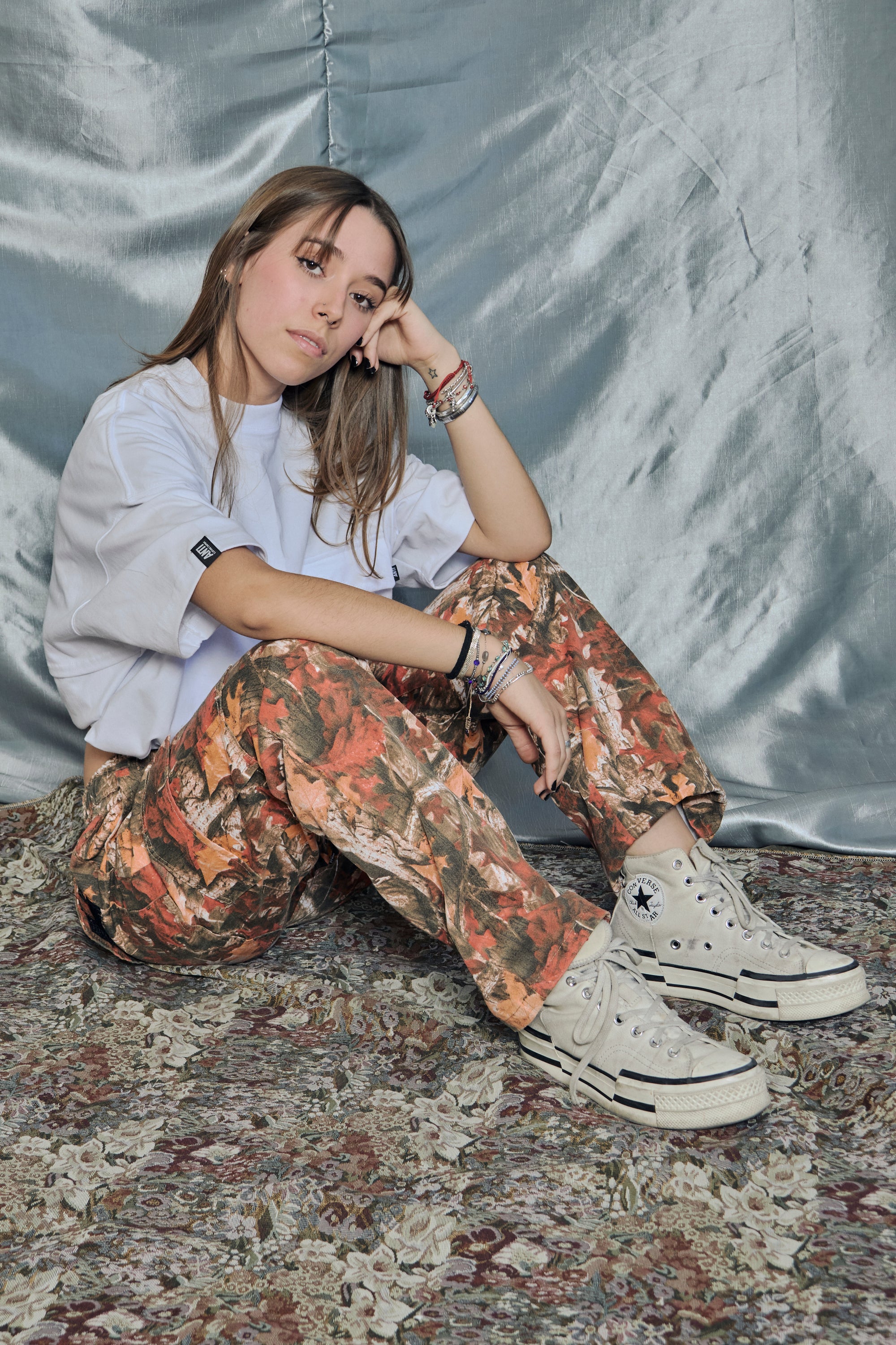 JOGGER HALL CAMO NARANJA
