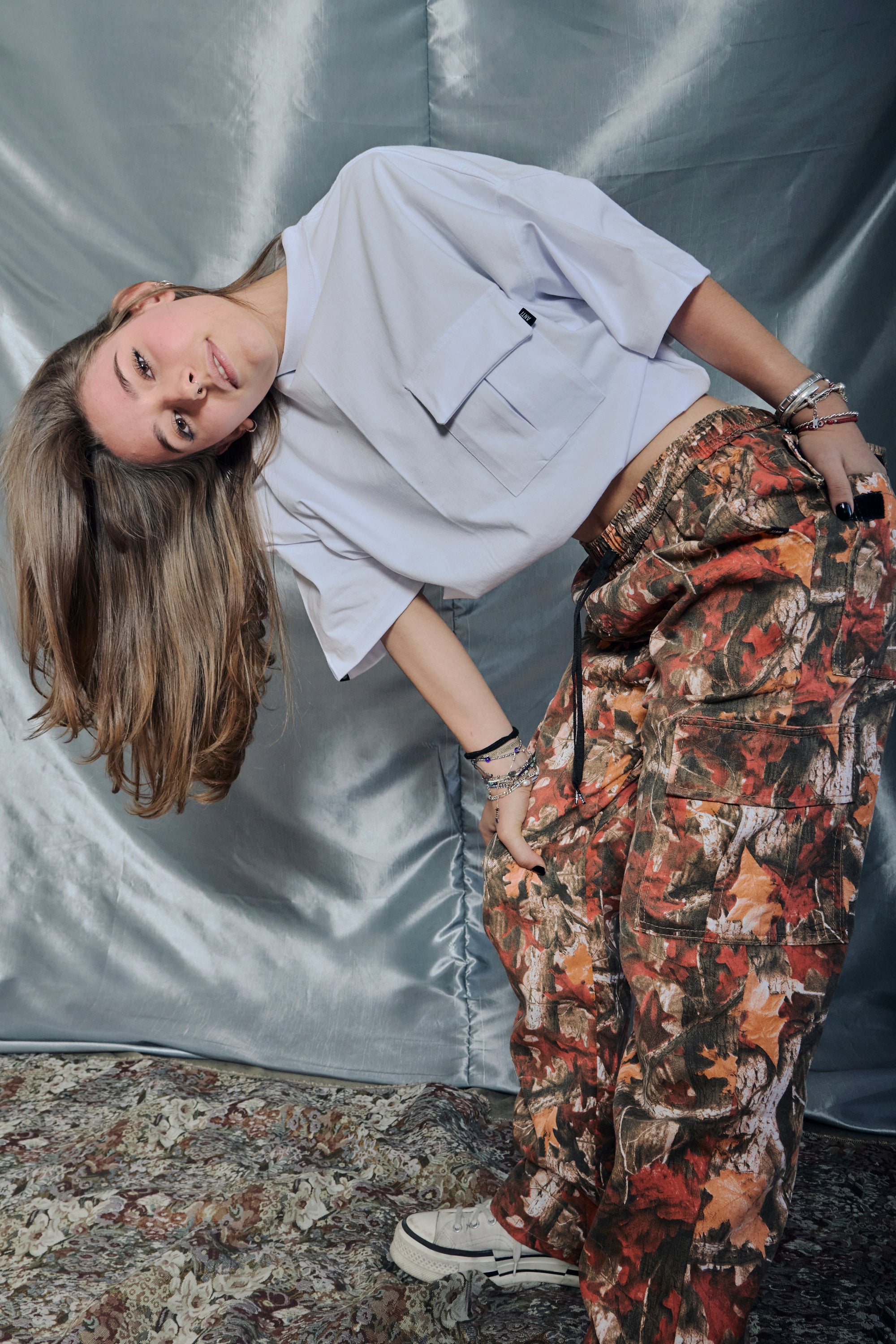 JOGGER HALL CAMO NARANJA