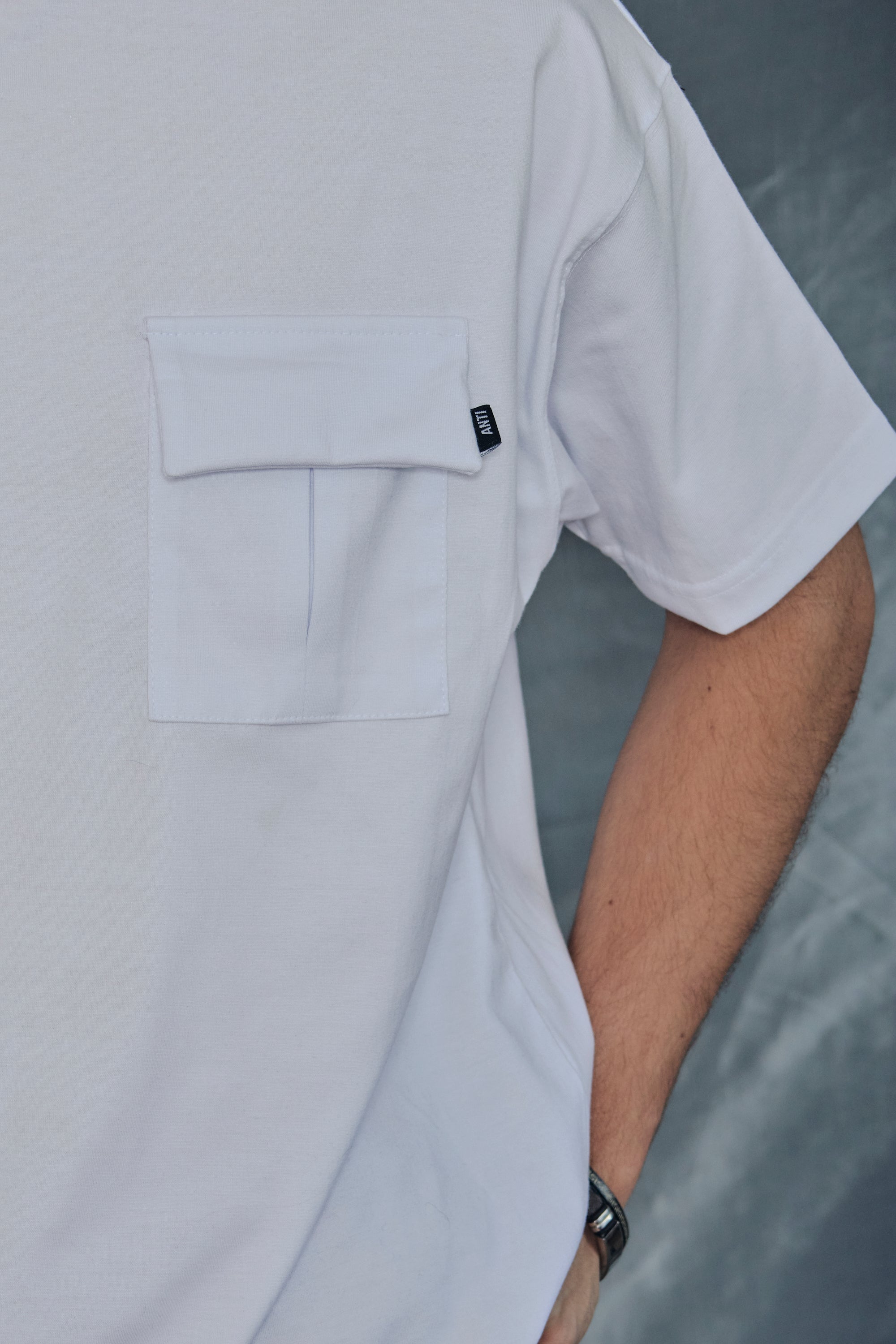 Playera Oversize Hard White