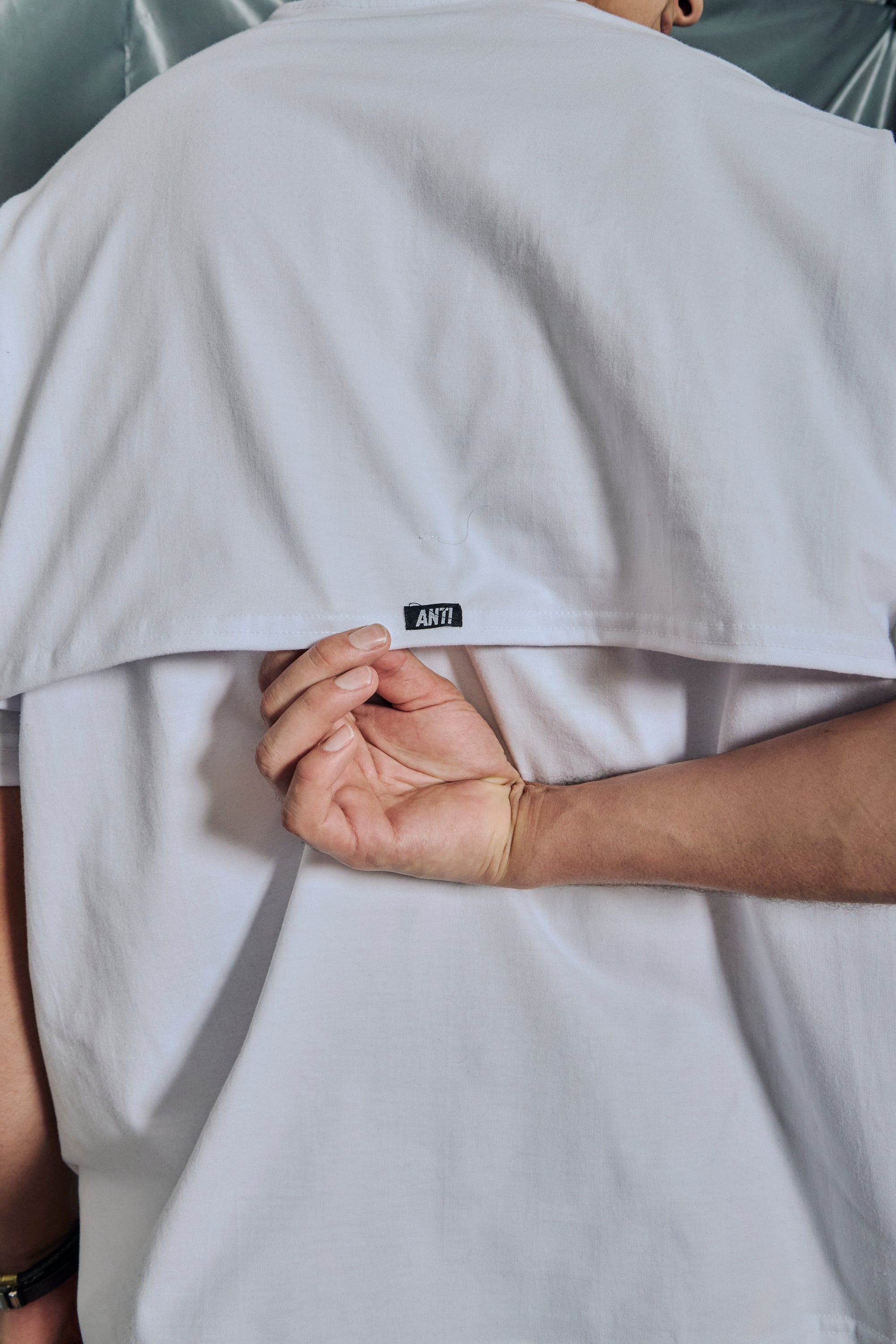 Playera Oversize Hard White