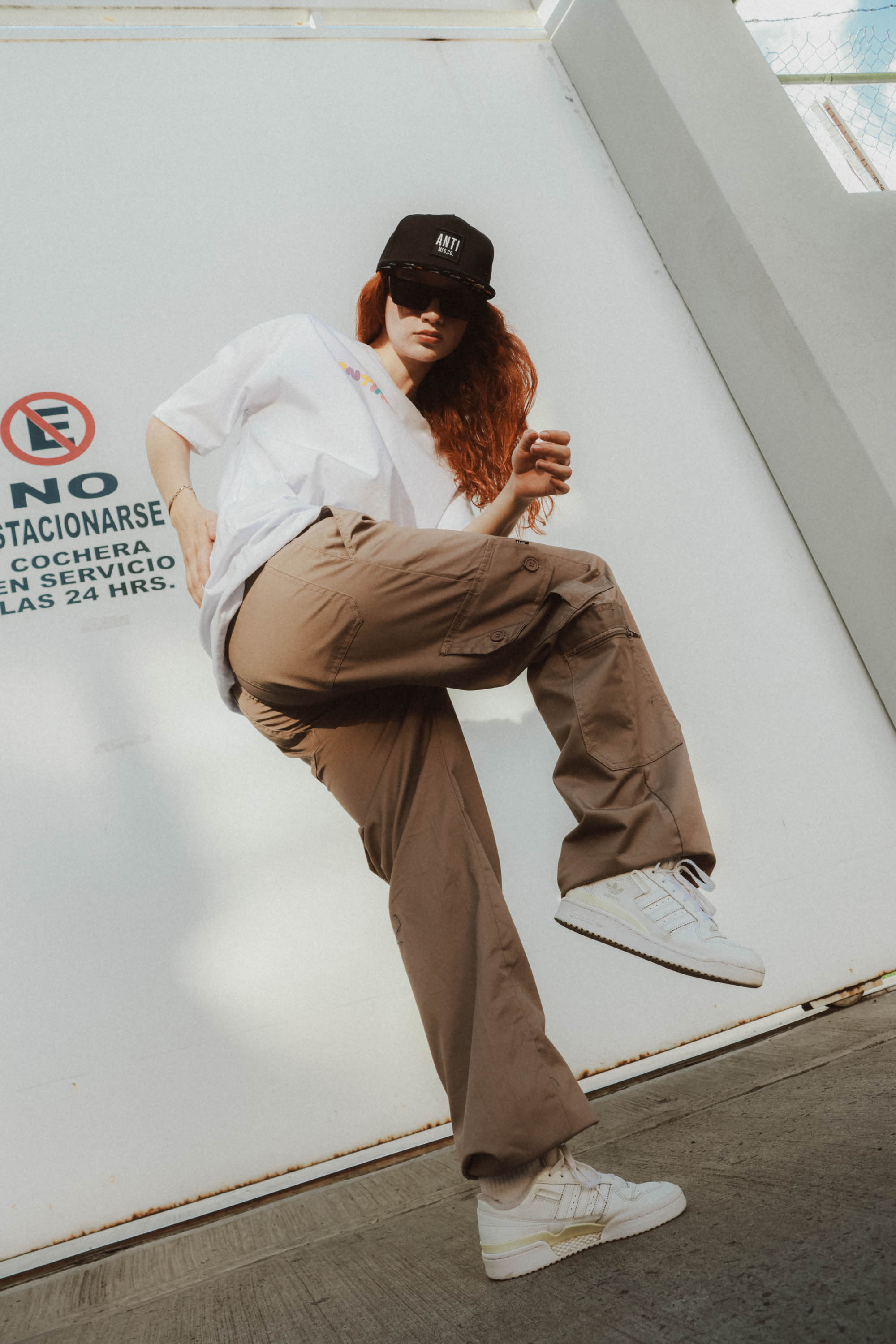 Pantalon Carpintero Cargo Beige