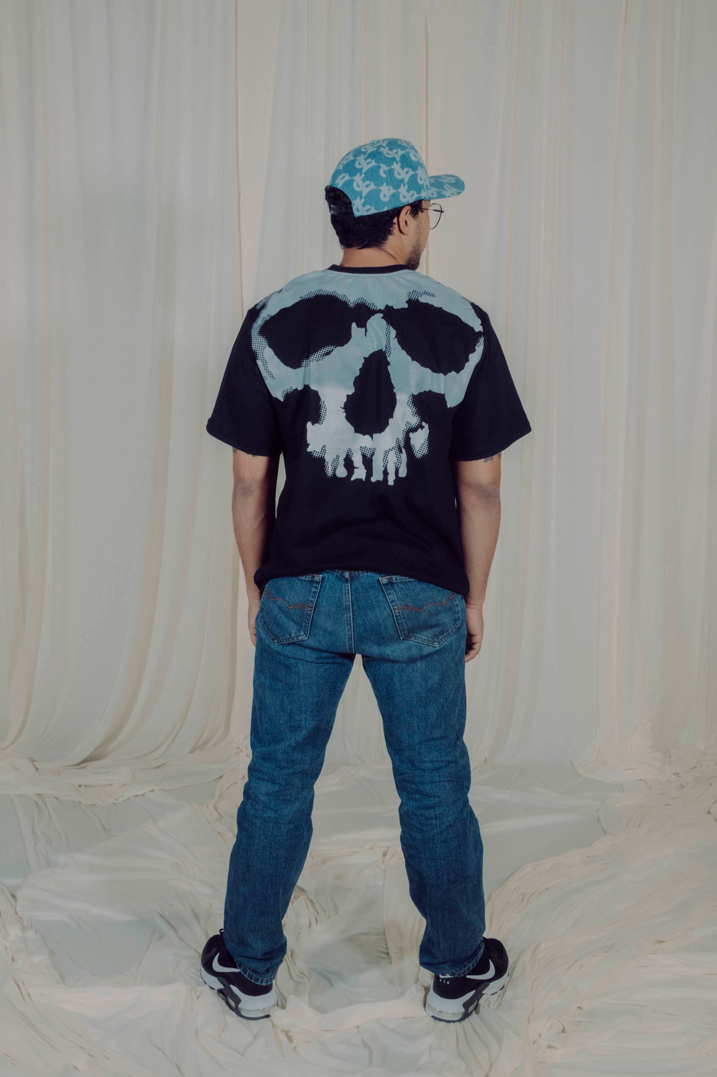 Playera Skull Oversize