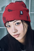 Beanie Stained Red