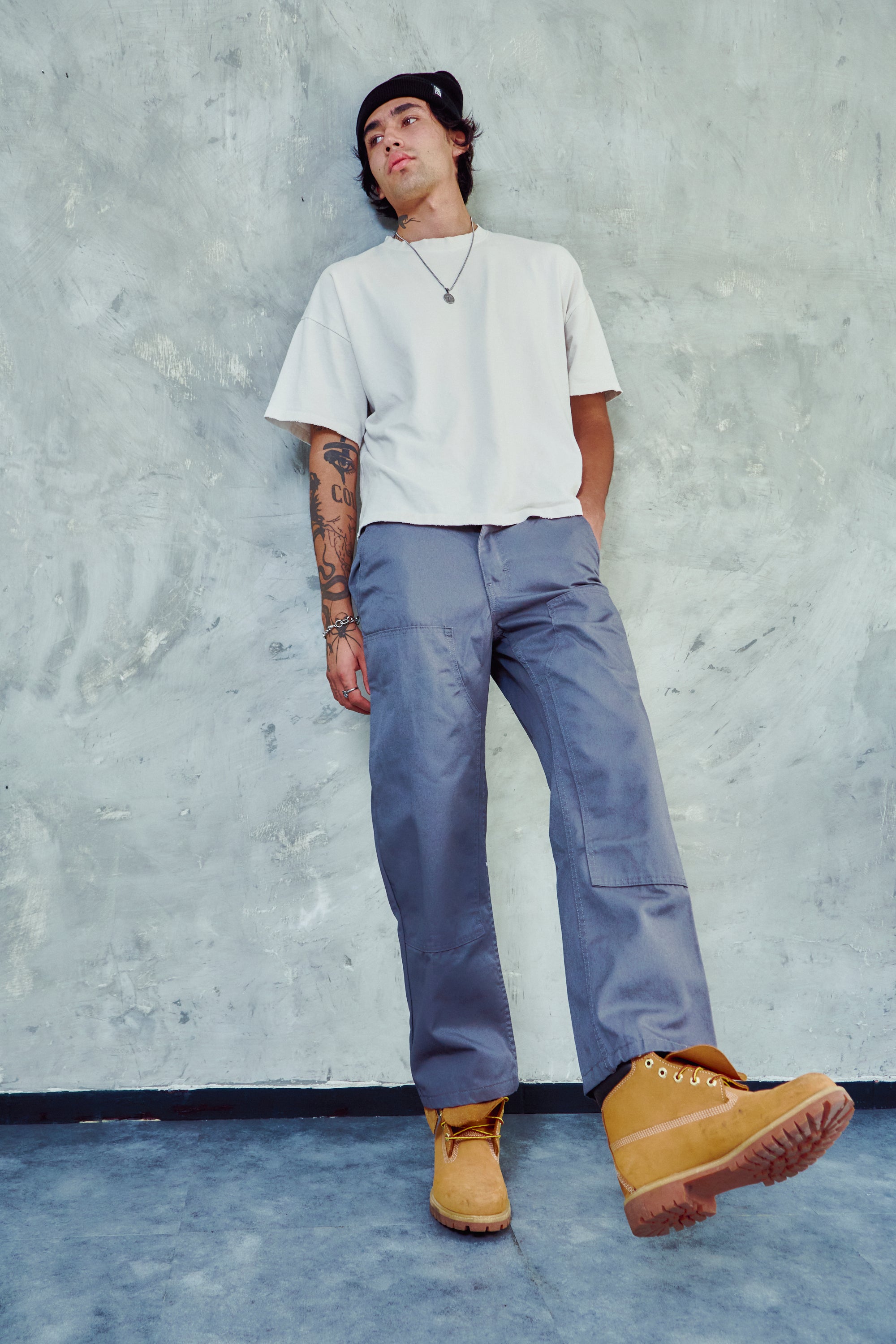 Pantalon Carpintero Heavy Duty Gris