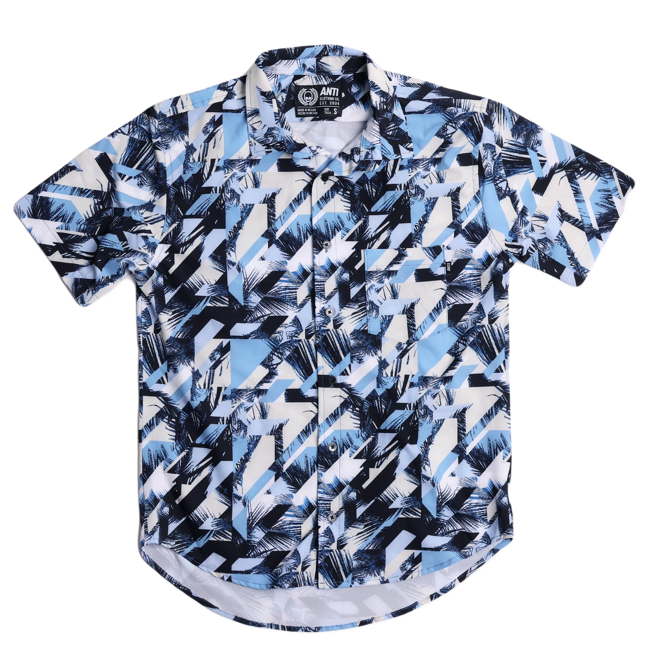 Camisa Líneas Playa Azul