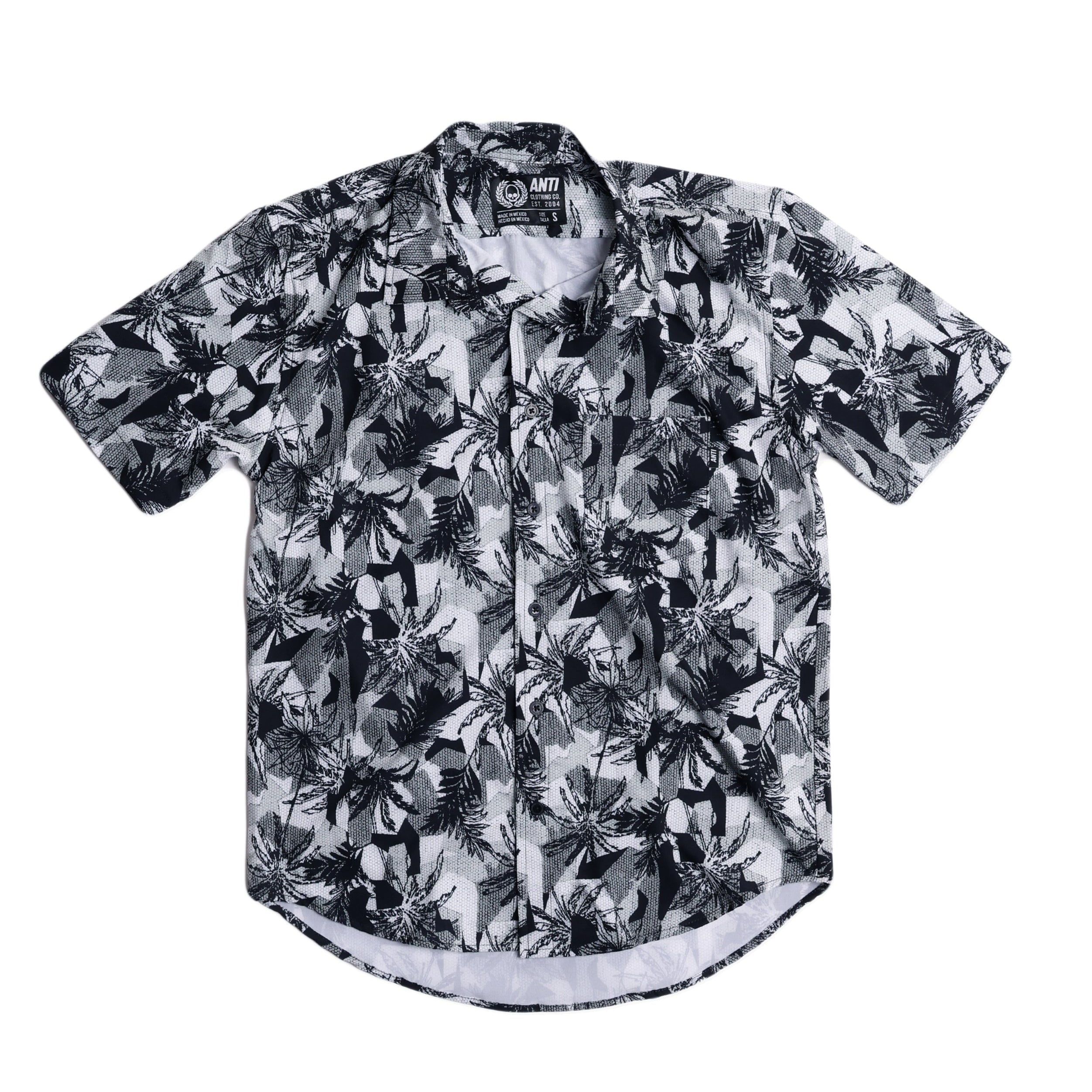 Camisa Palmeras Negra