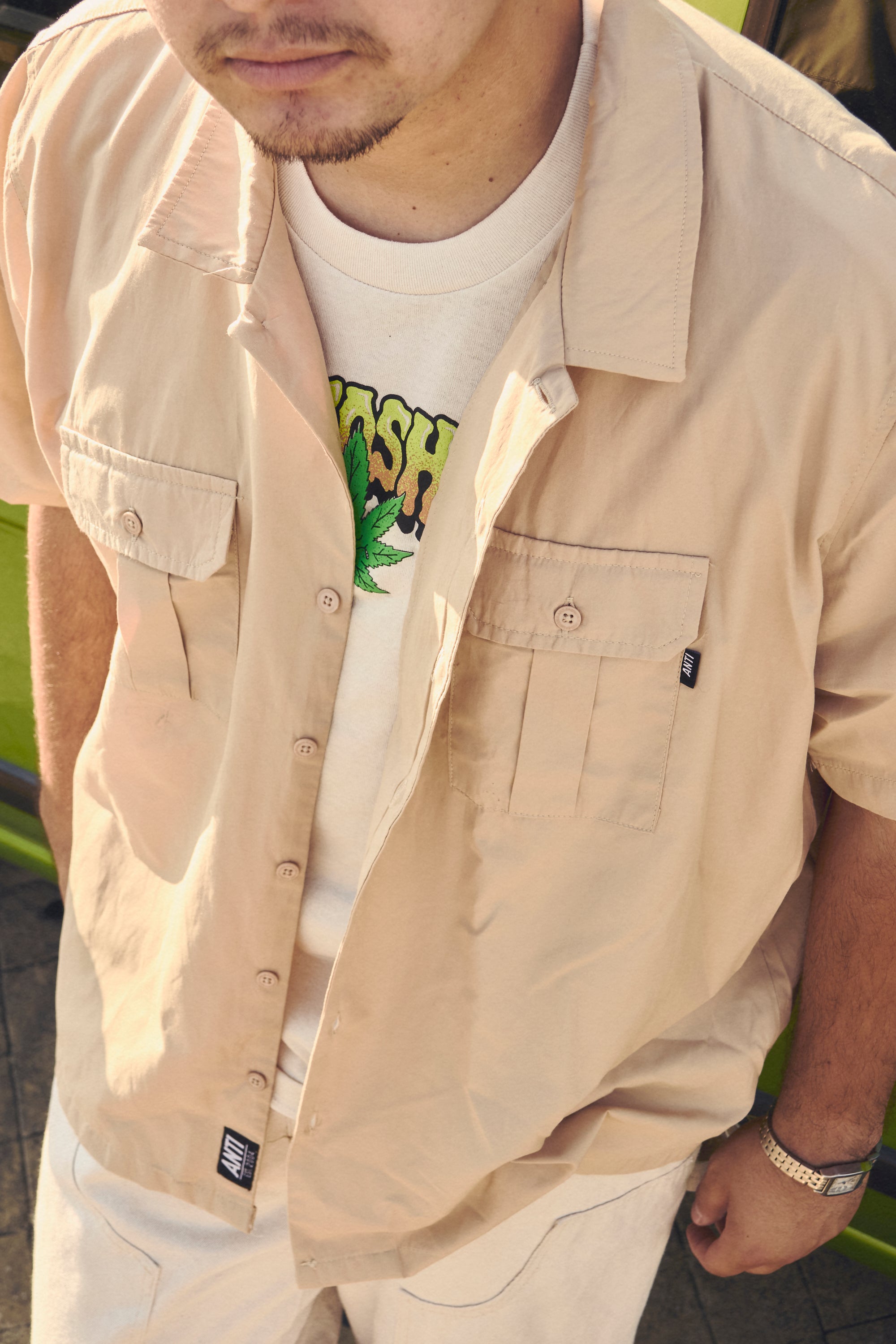 Camisa Key Biege