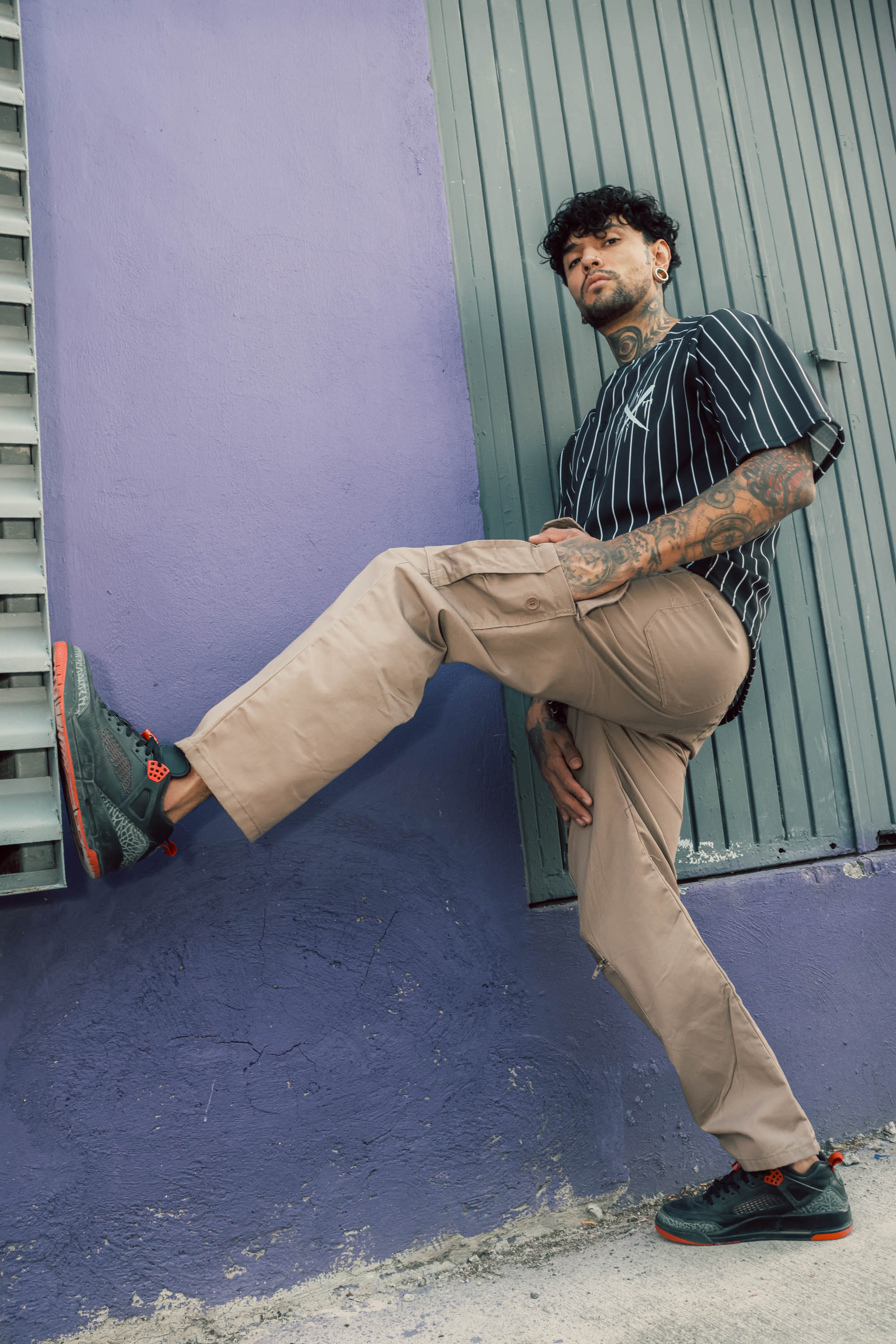 Pantalon Carpintero Cargo Beige