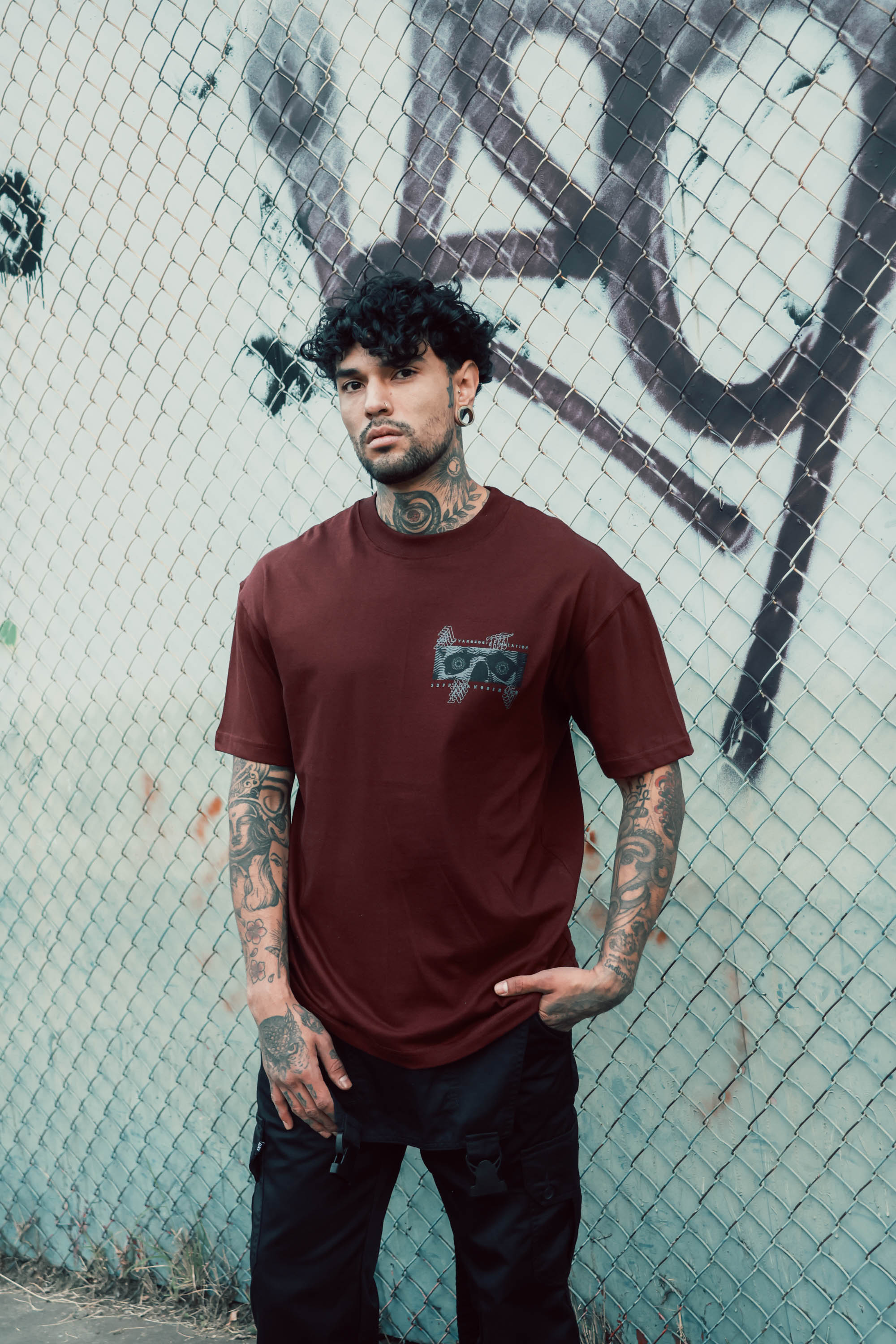 Playera Anxiety Vino